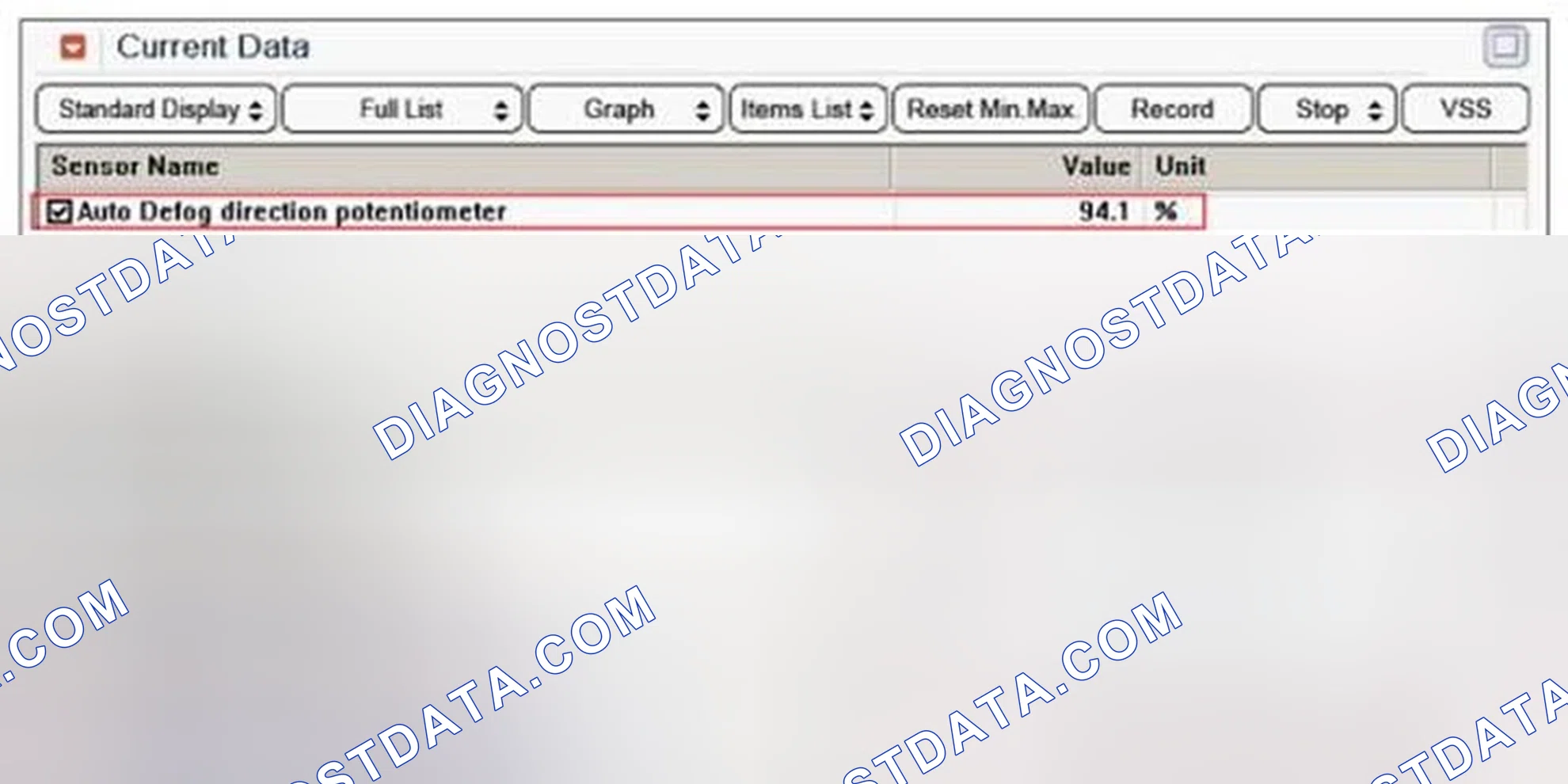 Scheme 122: Monitor Scantool Data