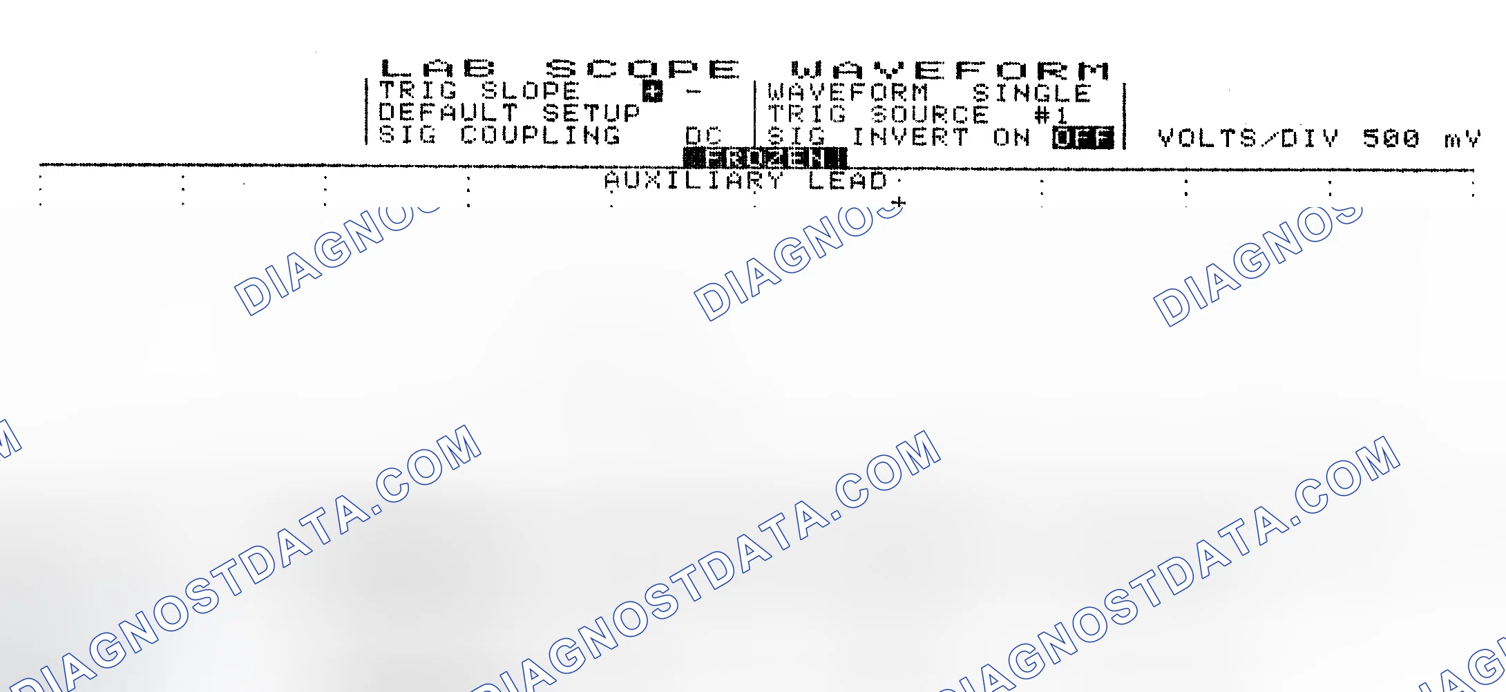 Scheme 10: Single Injector w/Excessive Current Flow - Current Pattern