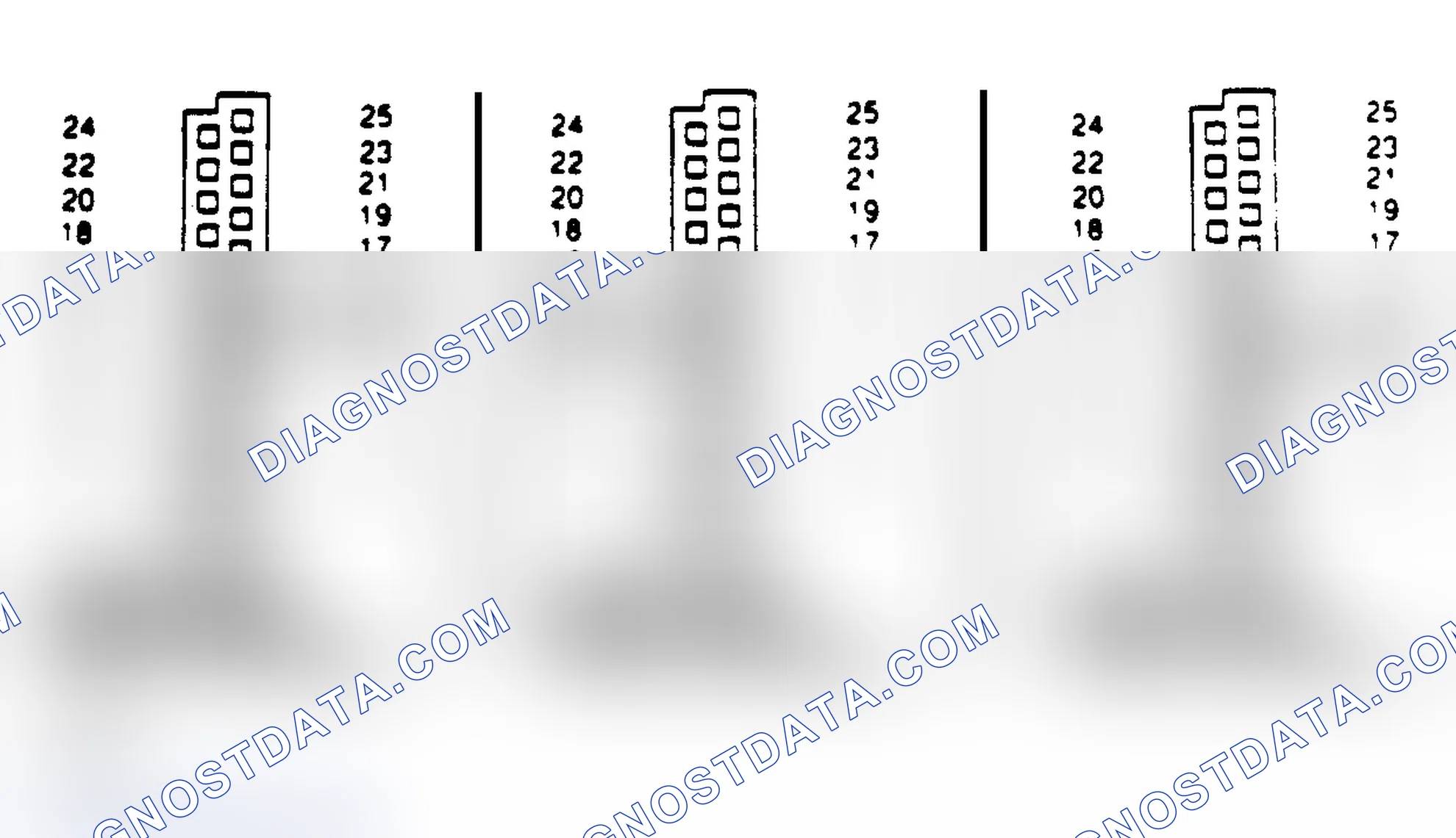 Scheme 166: Logic Module Blue Connector View From Wire End