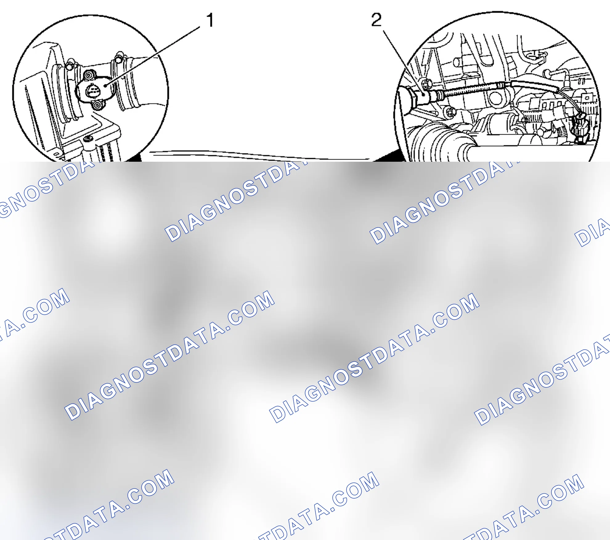 Engine Management System Illustration (View of Engine Compartment)