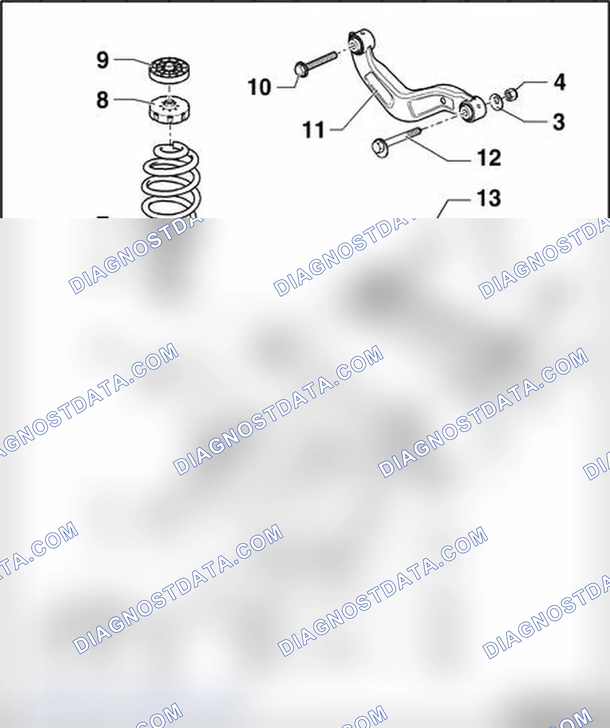 Scheme 176: Part III, Trapezoidal control arm, transverse link, tie rod