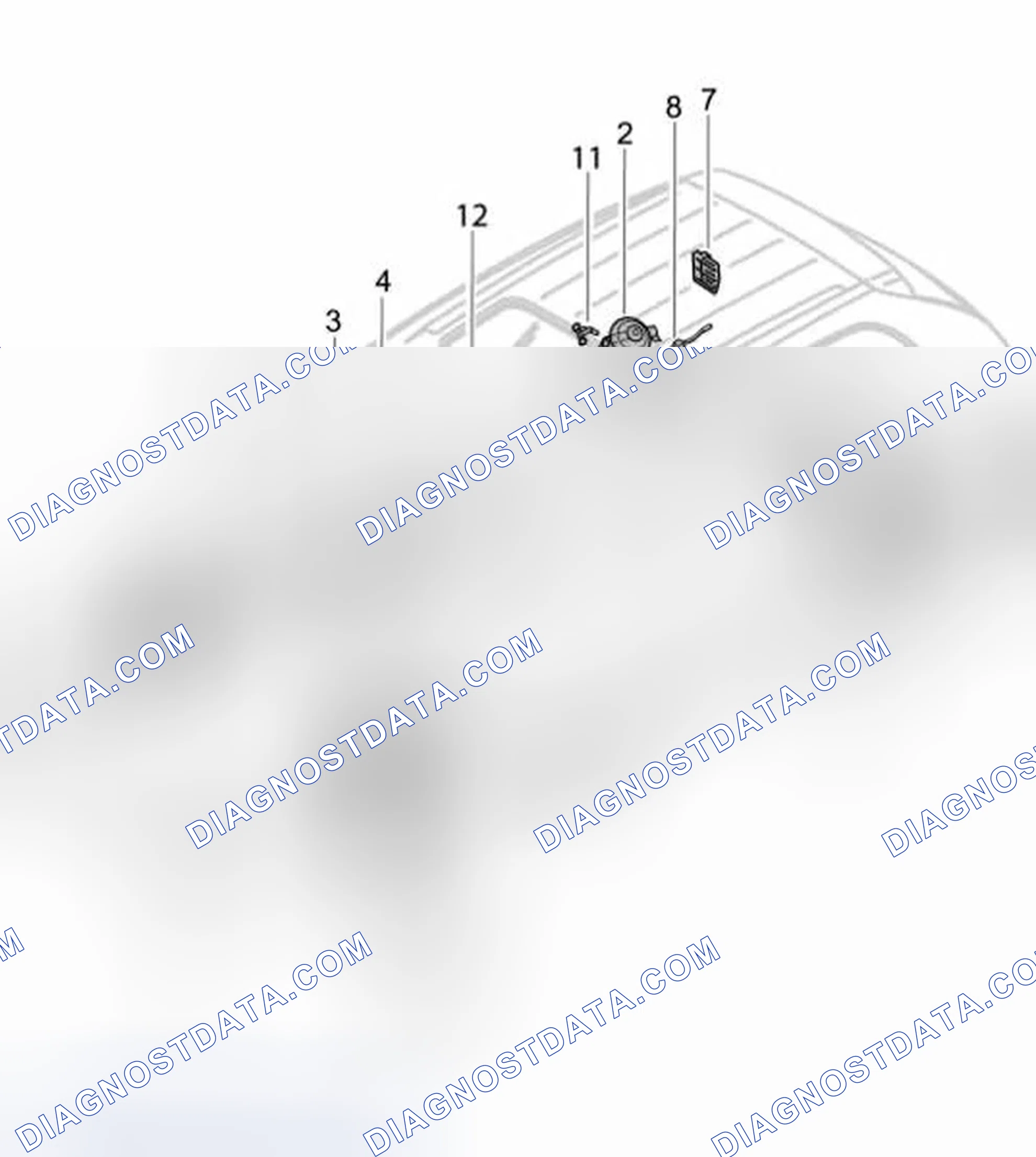 Scheme 27: Position of air suspension components