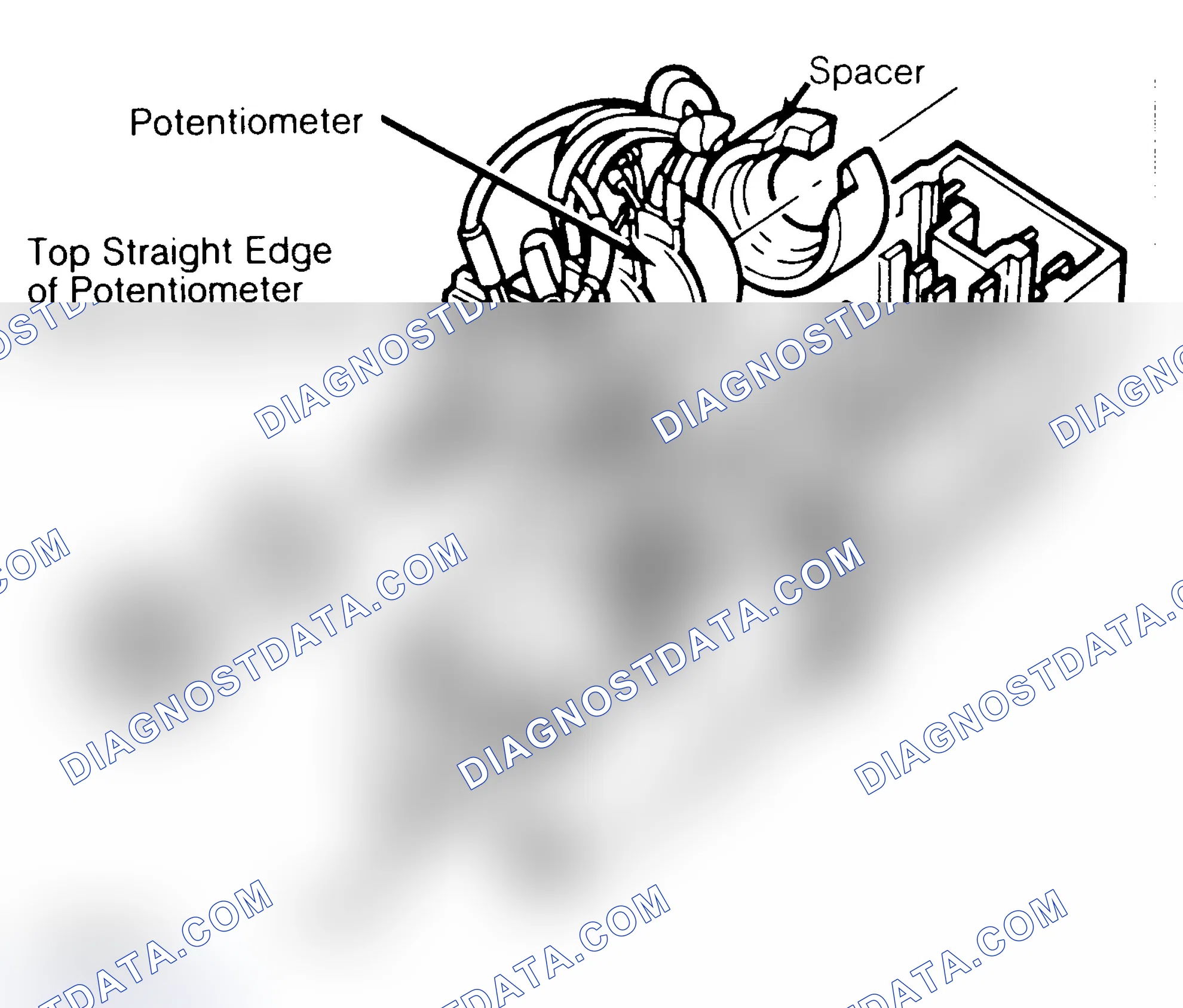 Scheme 1: Headlight Switch & Potentiometer Assembly Crown Victoria, Grand Marquis & Town Car shown; other models similar.