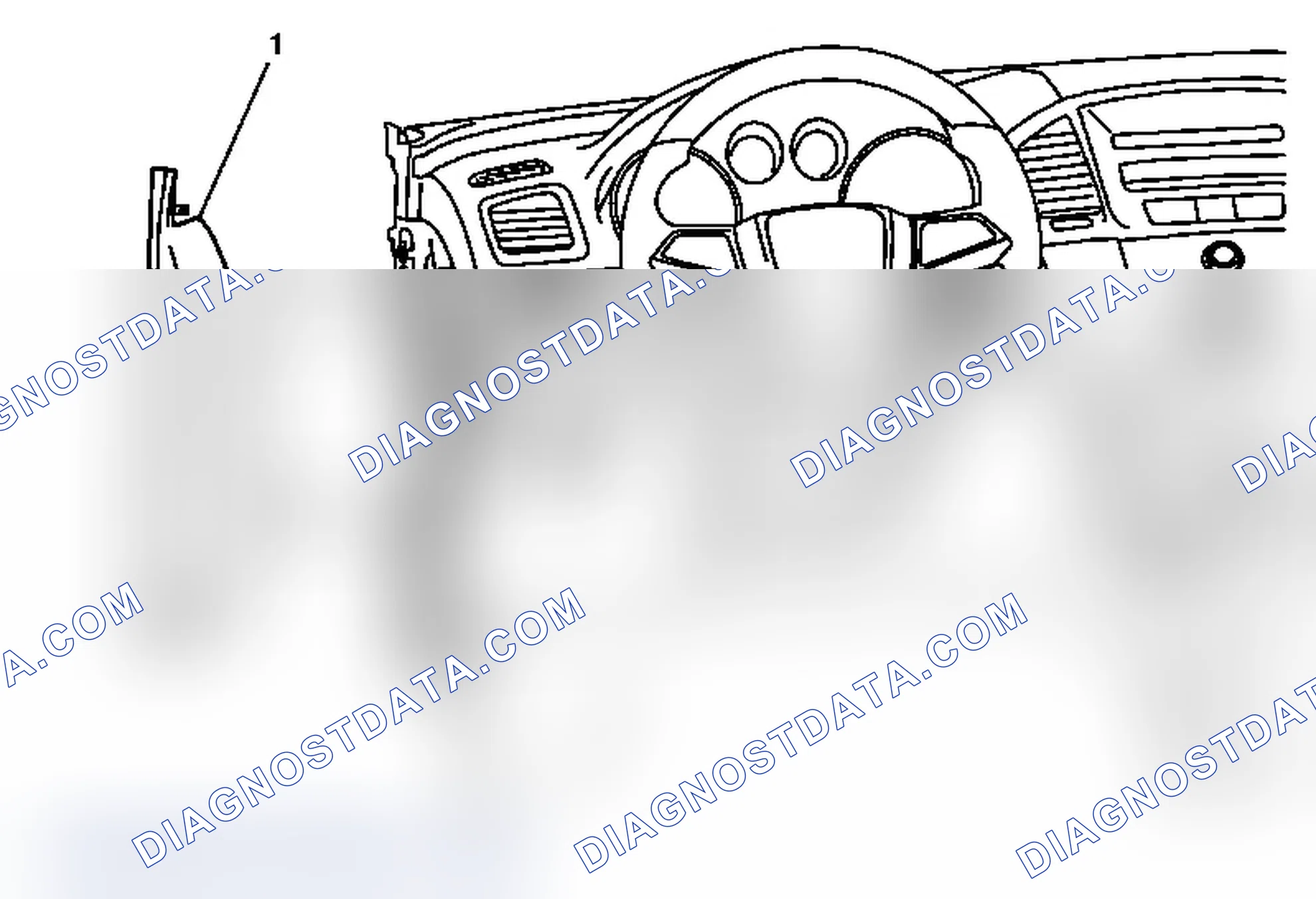 Scheme 22: Instrument Panel Outer Trim Cover Replacement - Left Side