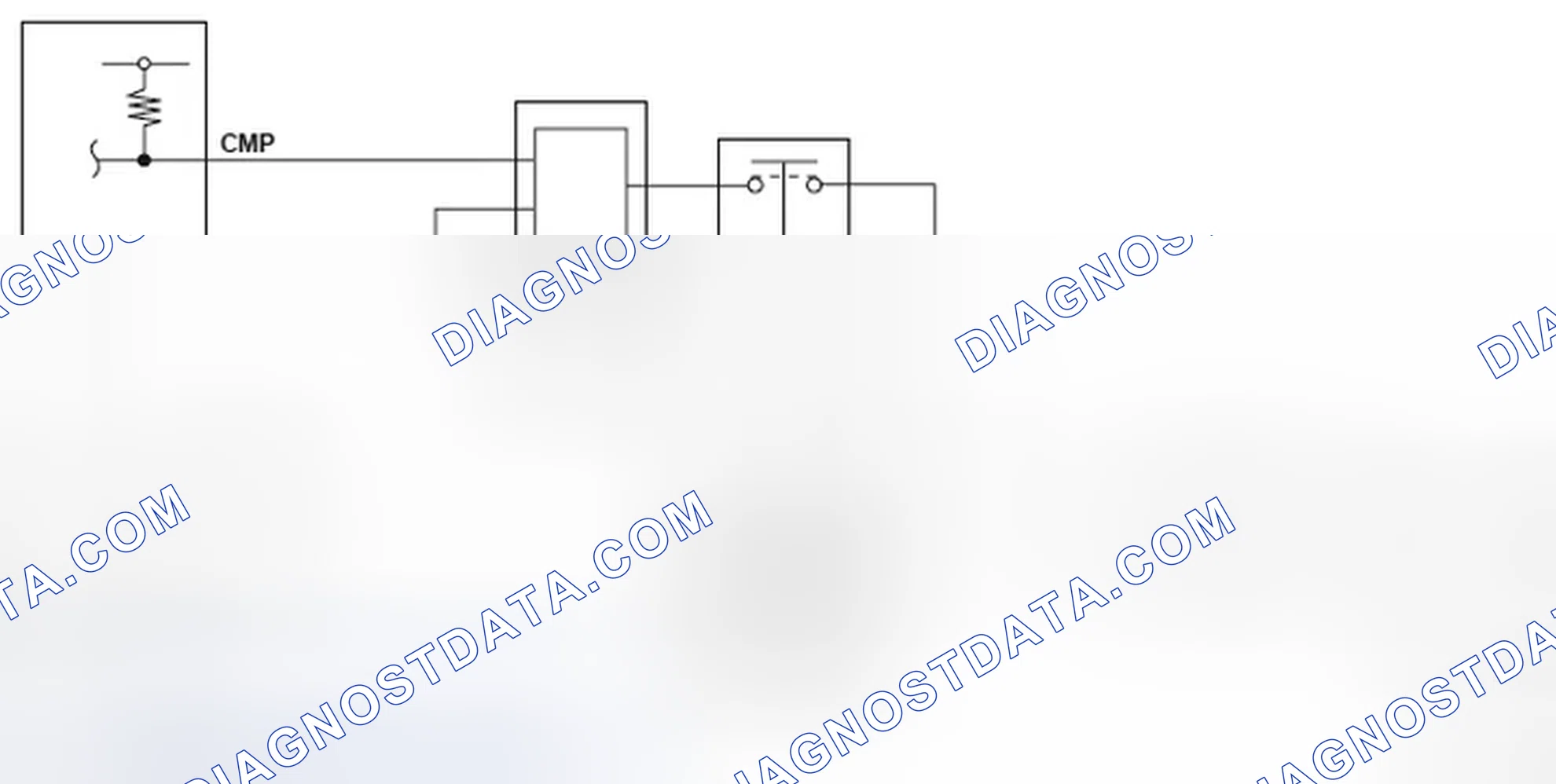 Scheme 190: Camshaft Position (CMP) Sensor No Signal - Circuit Diagram