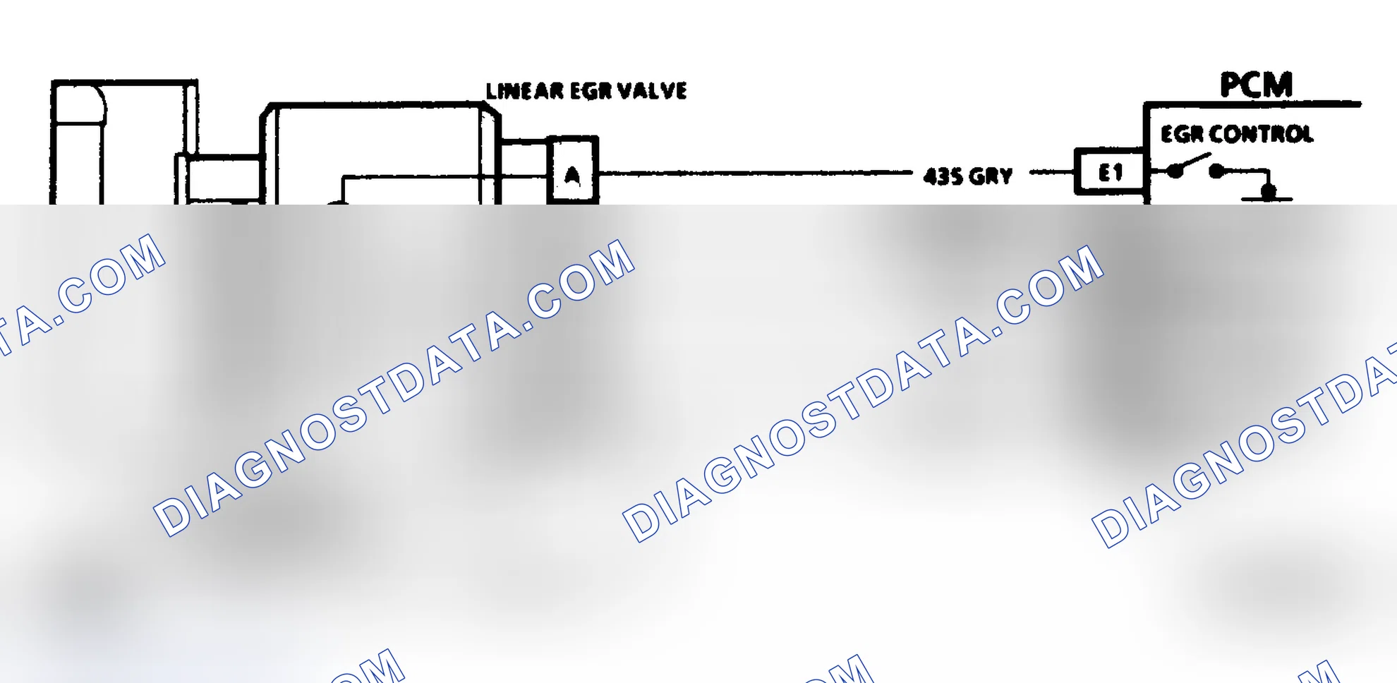 Scheme 256: Code 32 Schematic ("P" Series 7.4L) EGR Circuit Error With Linear EGR