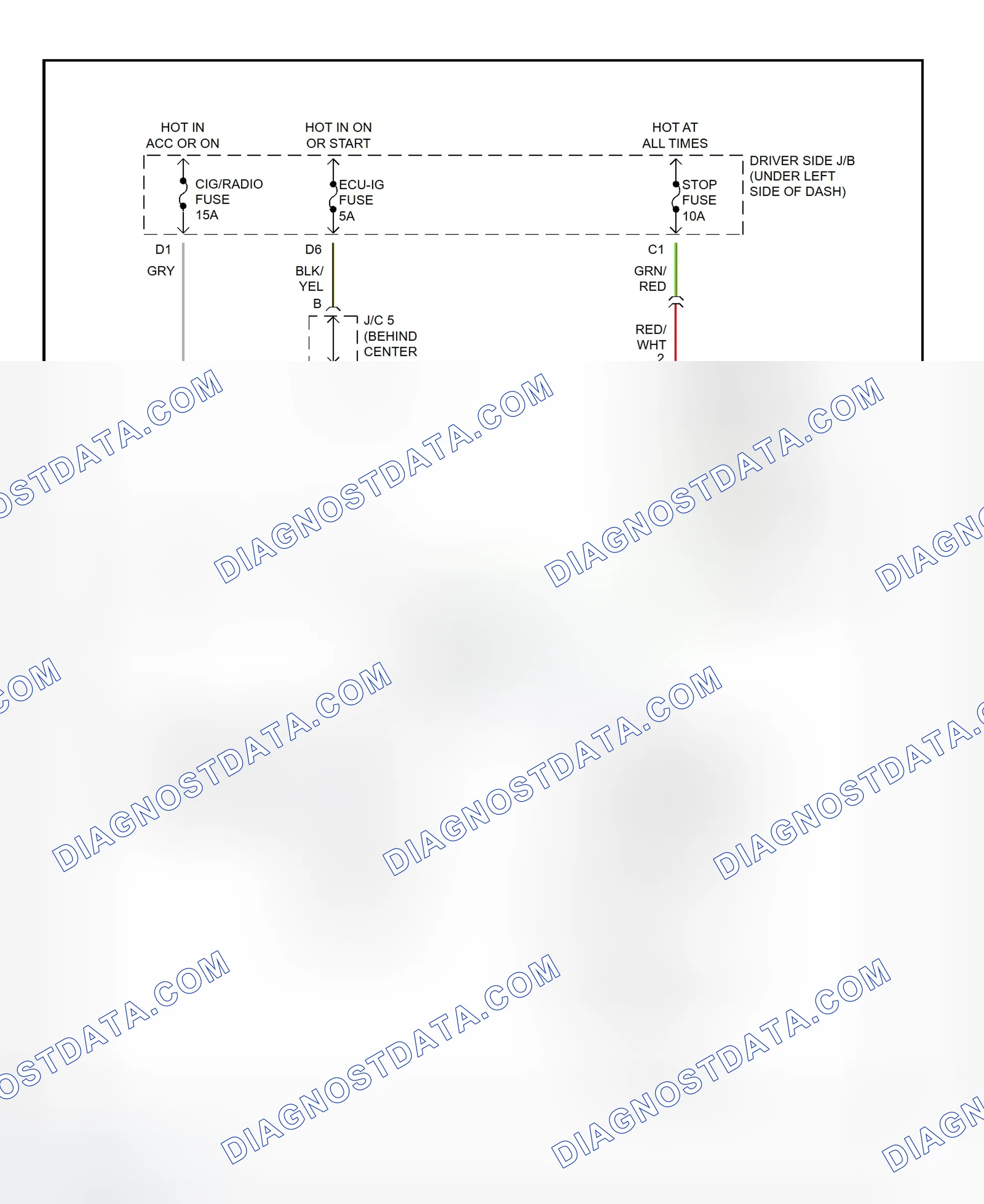 Scheme 65: Shift Interlock System Wiring Diagram (1997-98 Tercel)