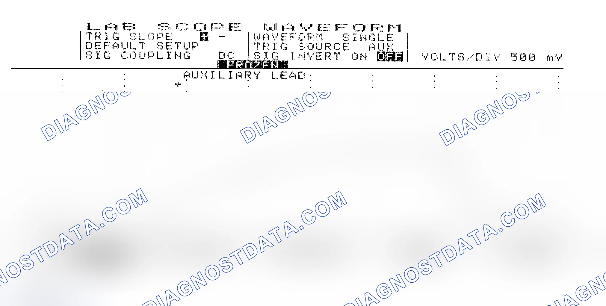 Scheme 14: Single Injector w/Excessive Current Flow - Current Pattern
