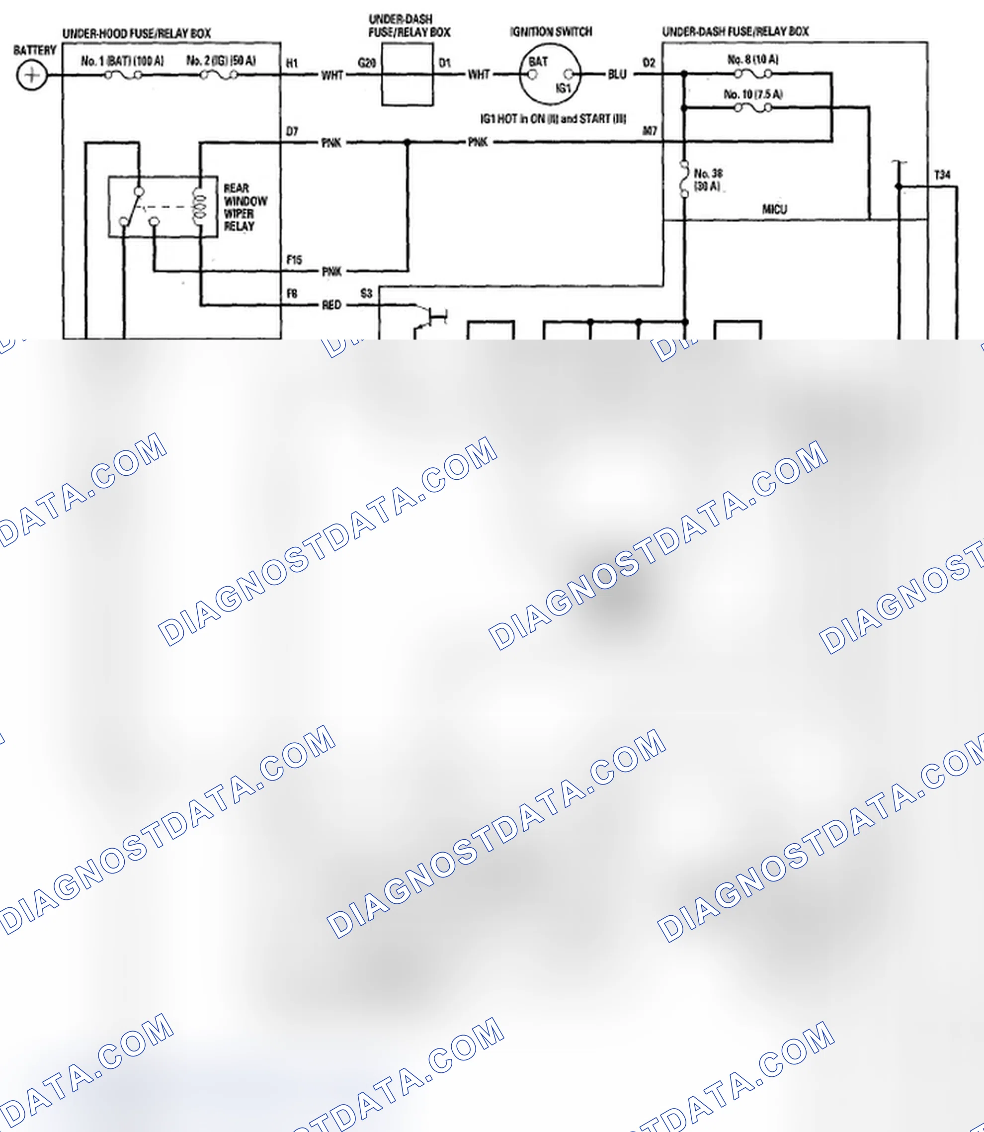 Scheme 4: Circuit Diagram - Rear Window