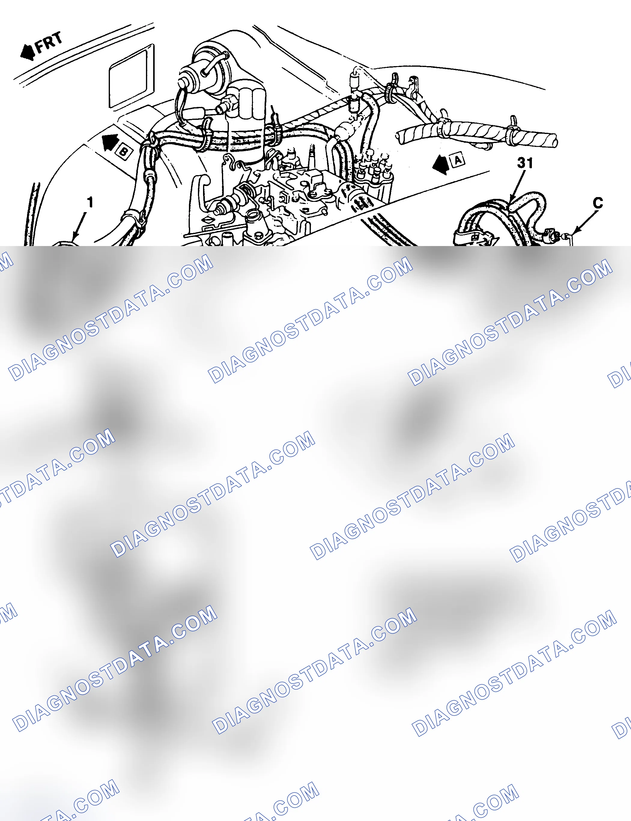 Scheme 62: S10, S15, S/T Blazer & S/T Jimmy 4WD Transfer Case Vacuum Diagram