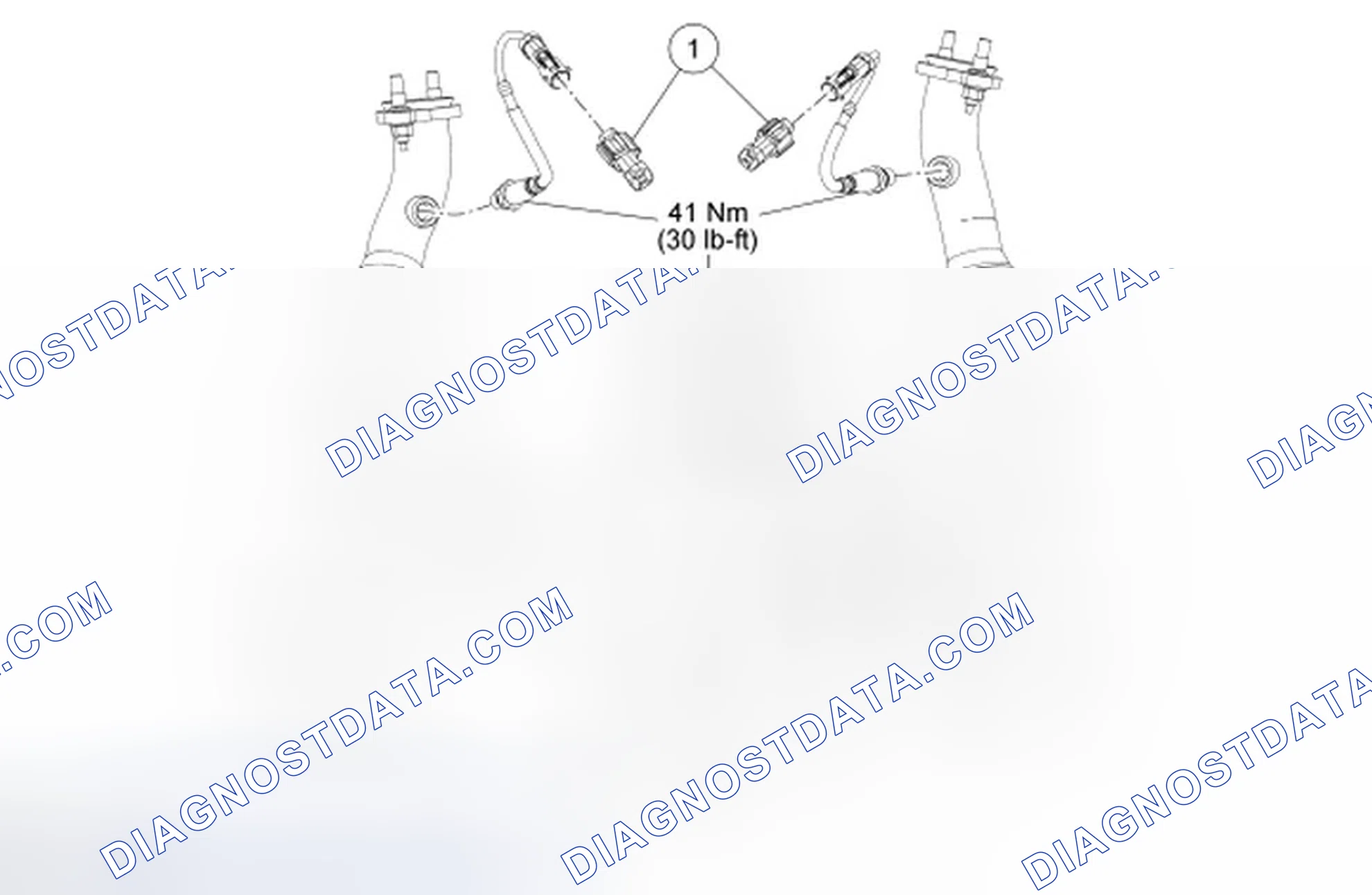 Scheme 11: Heated Oxygen Sensor (HO2S) and Catalyst Monitor Sensor - Exploded View, 4.0L SOHC