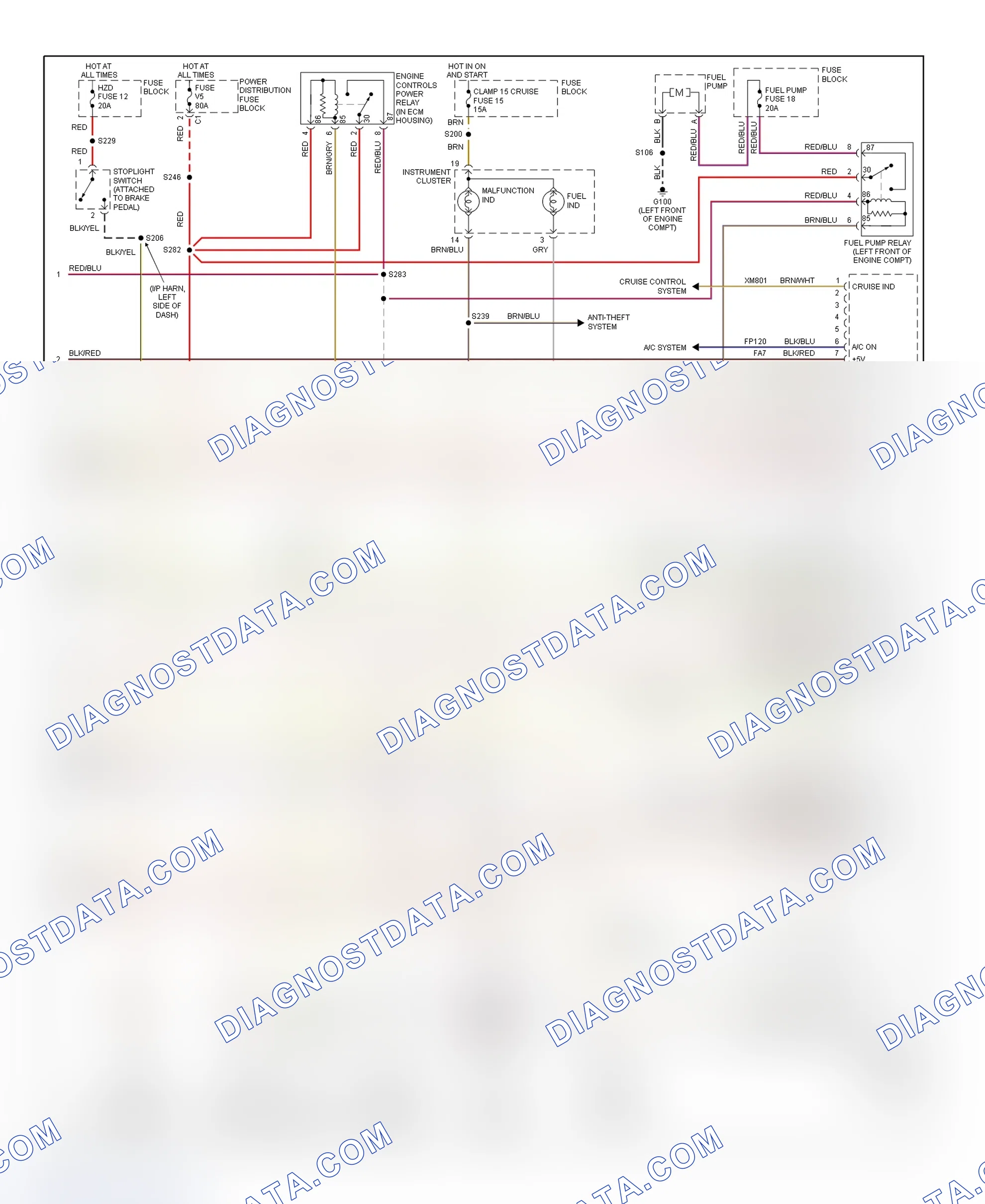 Scheme 35: PCM Wiring Diagram (Catera - 3.0L - 3 Of 3)
