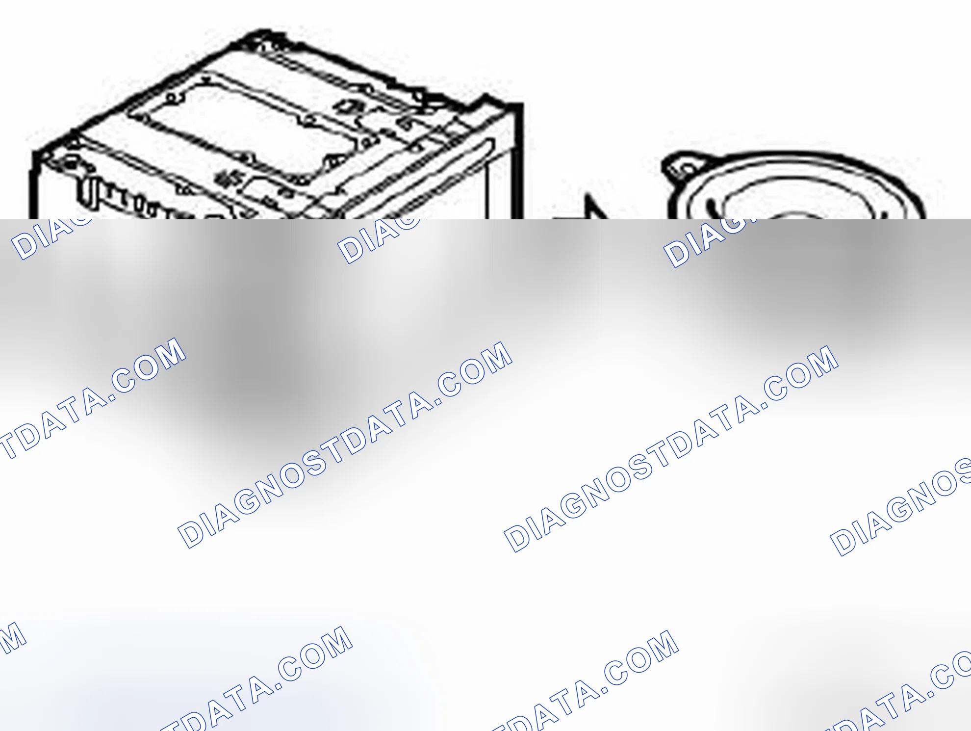 Scheme 319: No or poor sound from the speakers when navigation is used