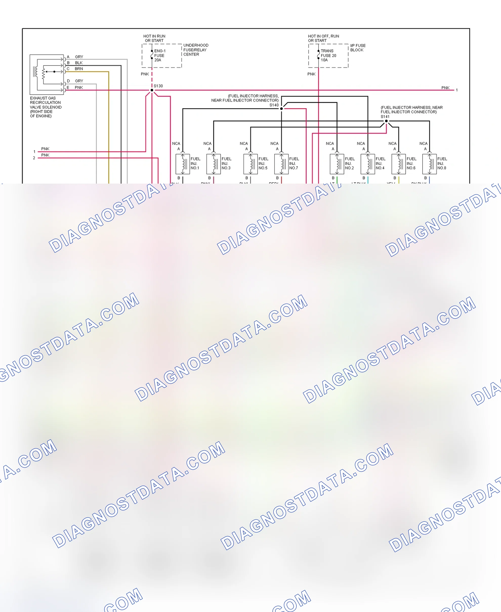 Scheme 14: VCM Wiring Diagram (7.4L - 2 Of 4)