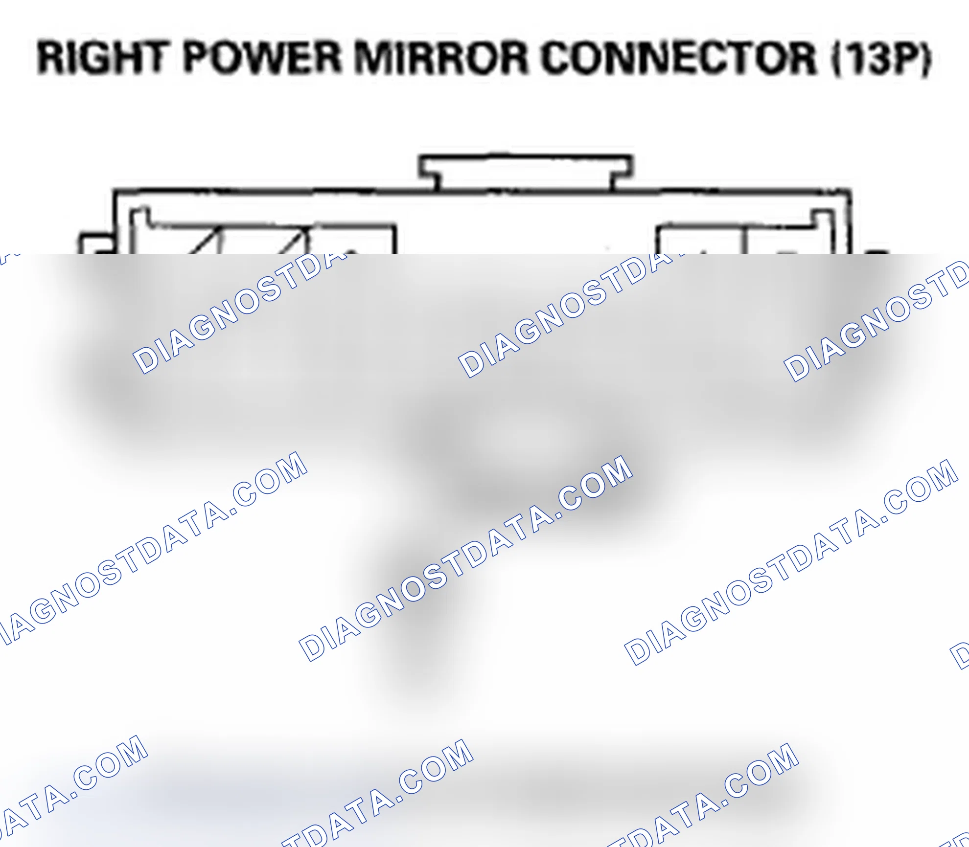 Scheme 53: DTC B1831: Right Mirror Vertical Sensor Malfunction