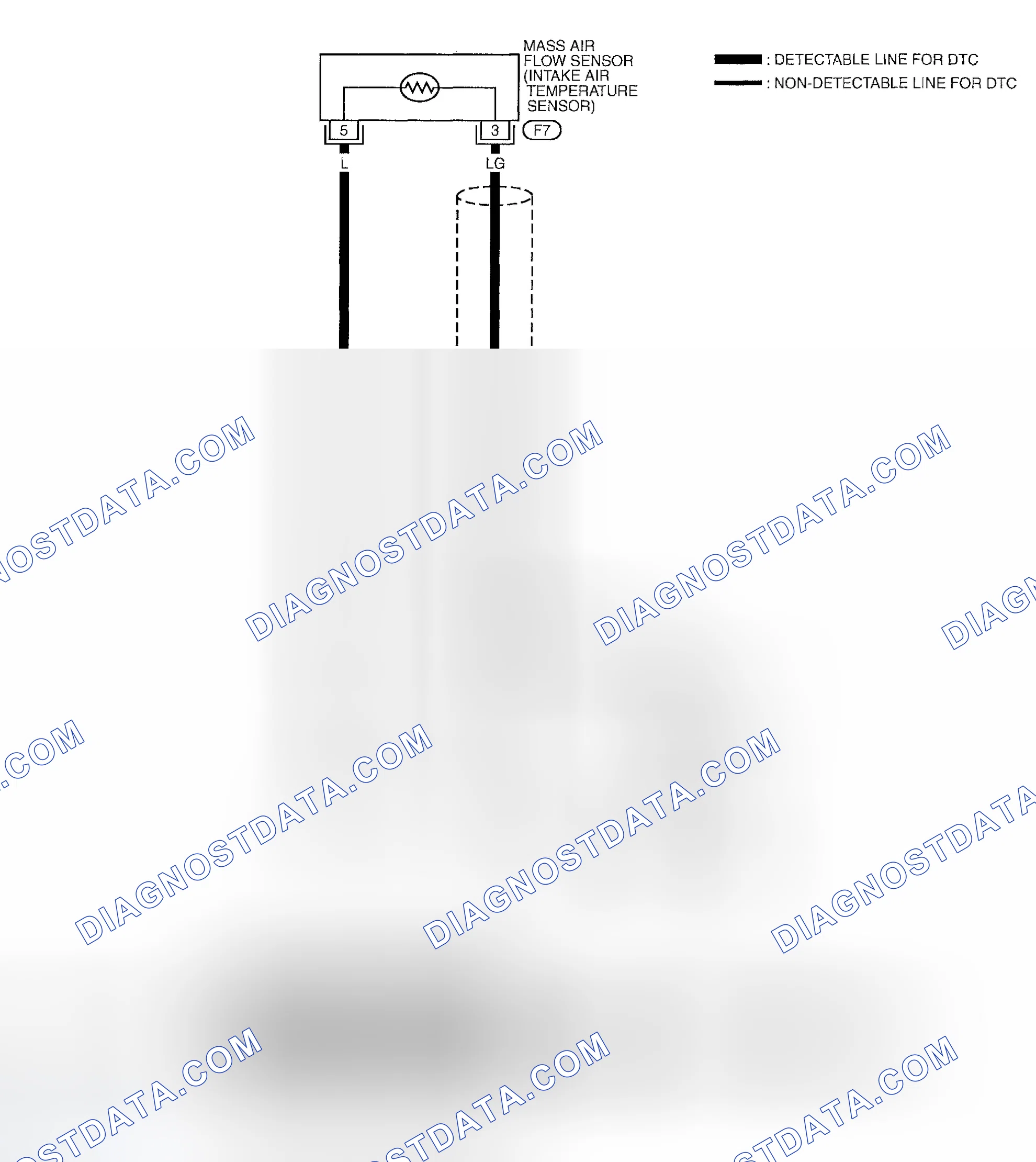 Scheme 621: Wiring Diagram & Reference Data For Intake Air Temperature Sensor