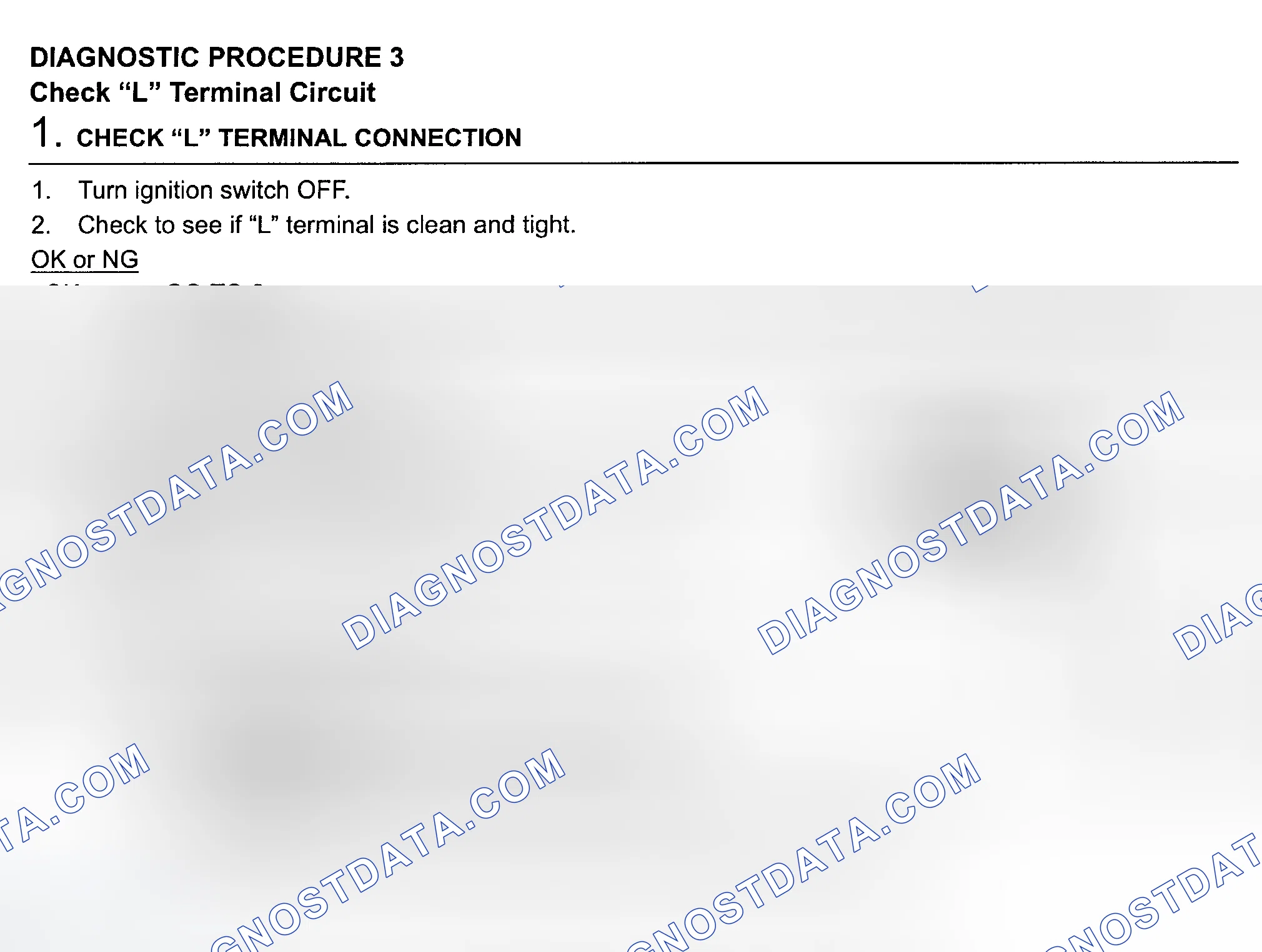 Scheme 5: DIAGNOSTIC PROCEDURE 3