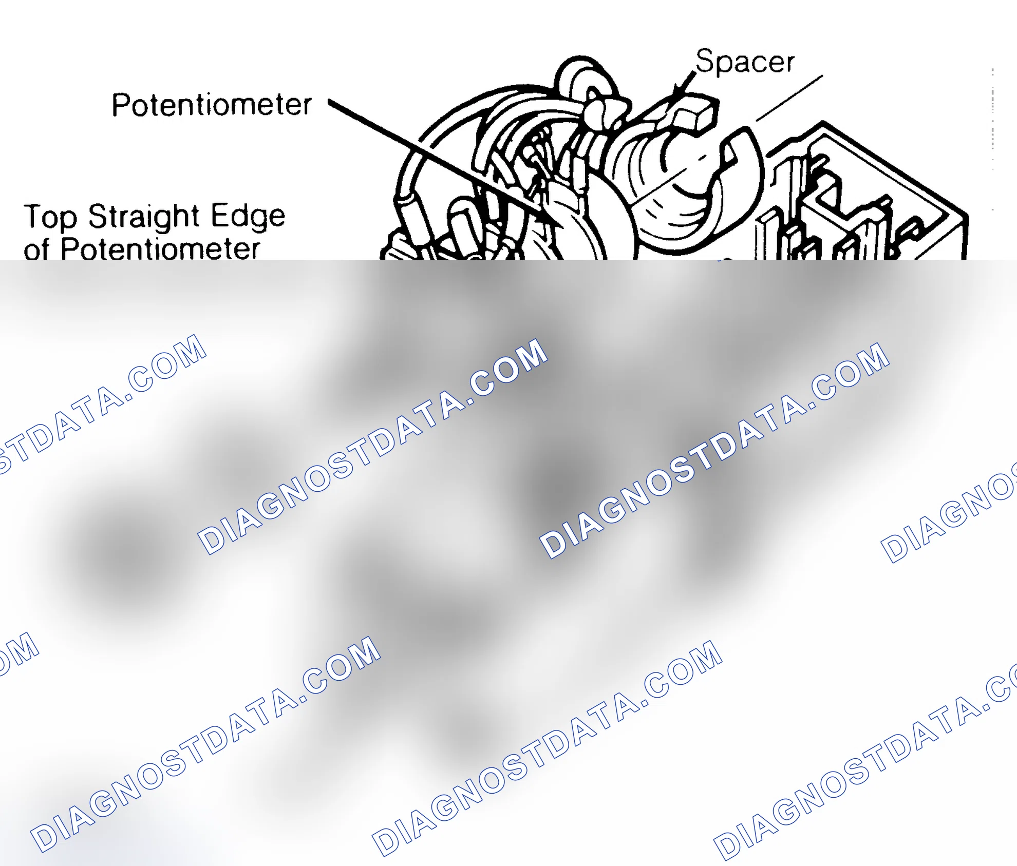 Scheme 1: Headlight Switch & Potentiometer Assembly Crown Victoria, Grand Marquis & Town Car shown; Other models similar.