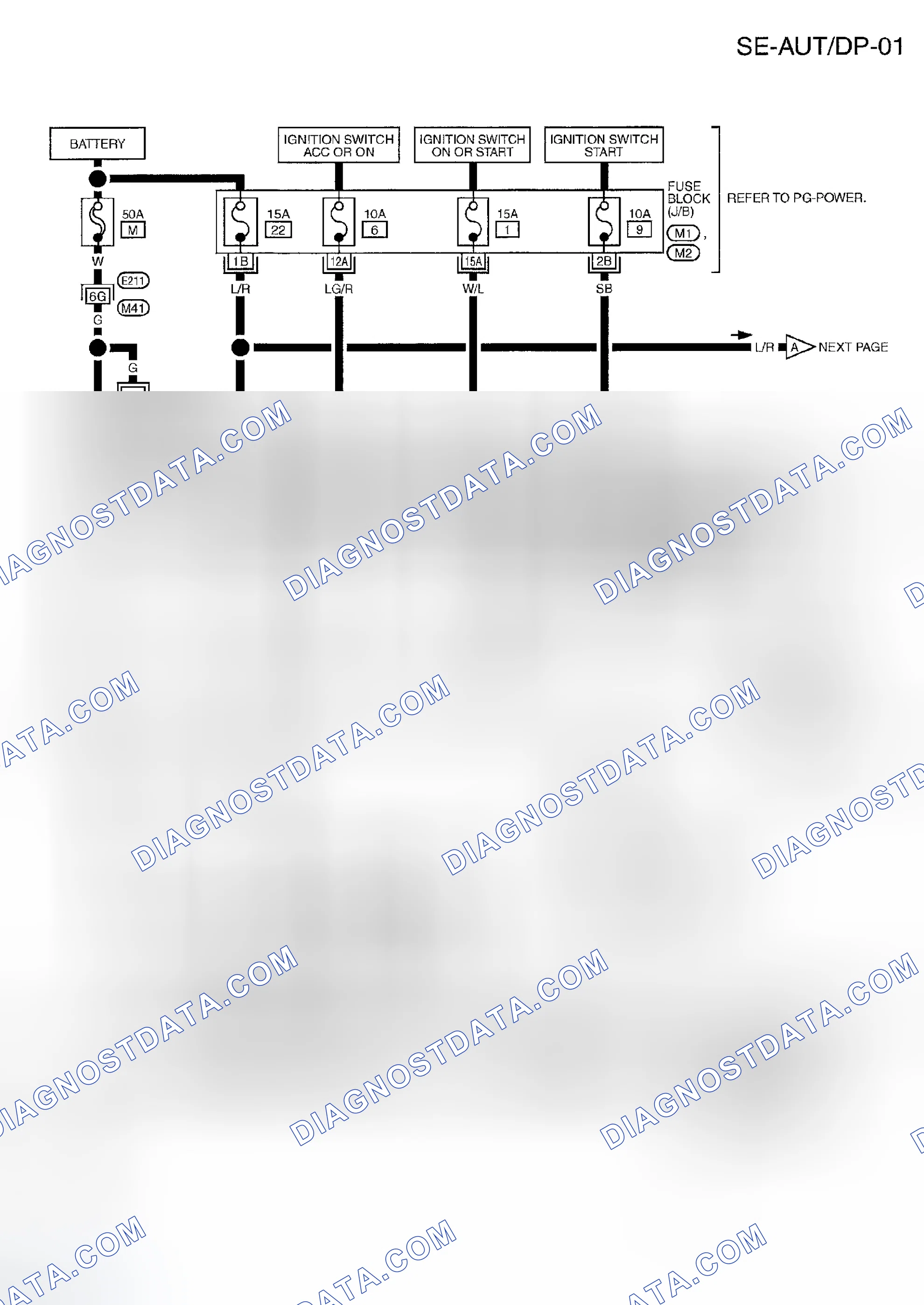 Scheme 207: WIRING DIAGRAM-AUT/DP
