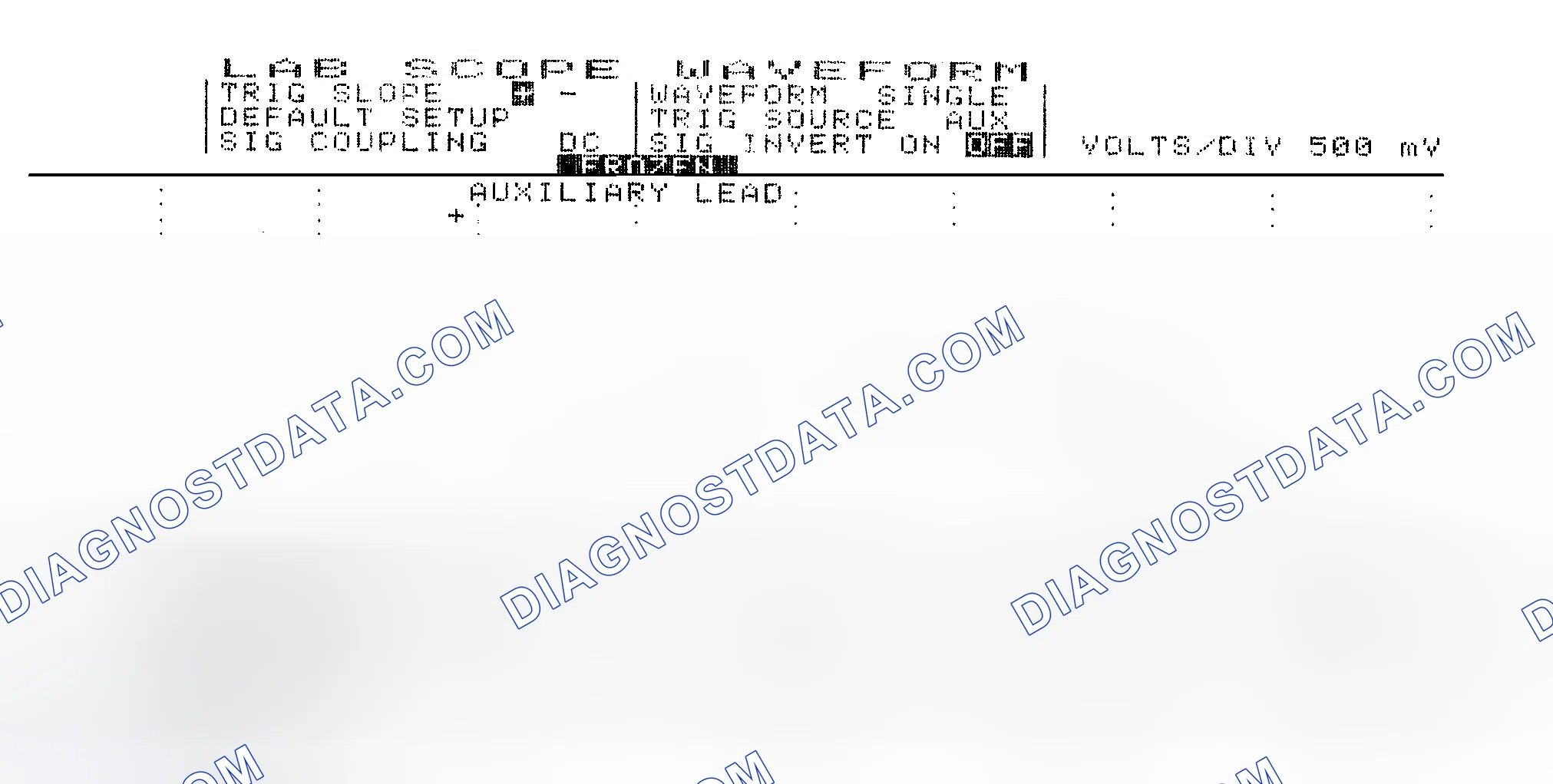 Scheme 14: Single Injector w/Excessive Current Flow - Current Pattern