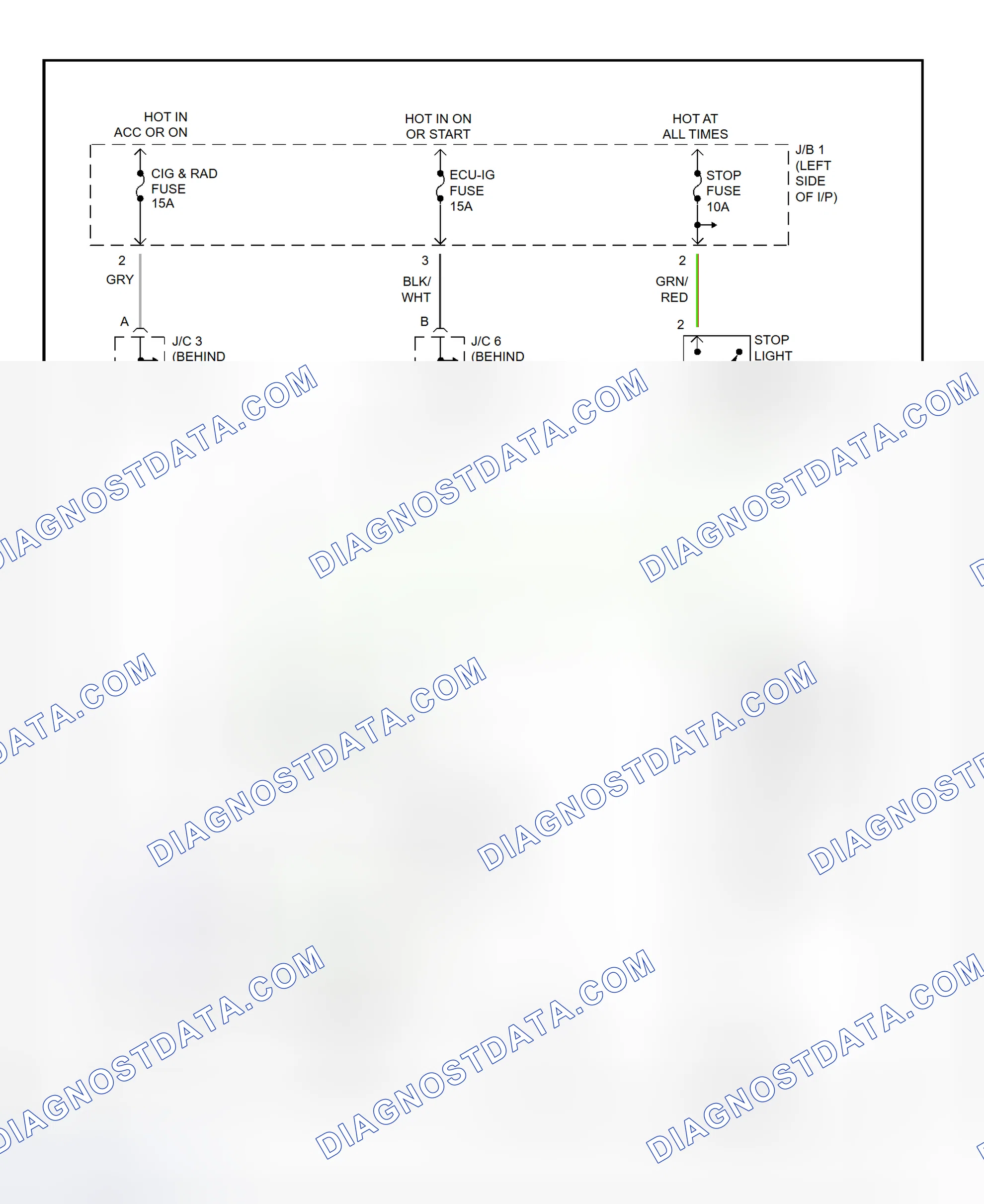 Scheme 14: Shift Interlock System Wiring Diagram (1995-96 Land Cruiser)