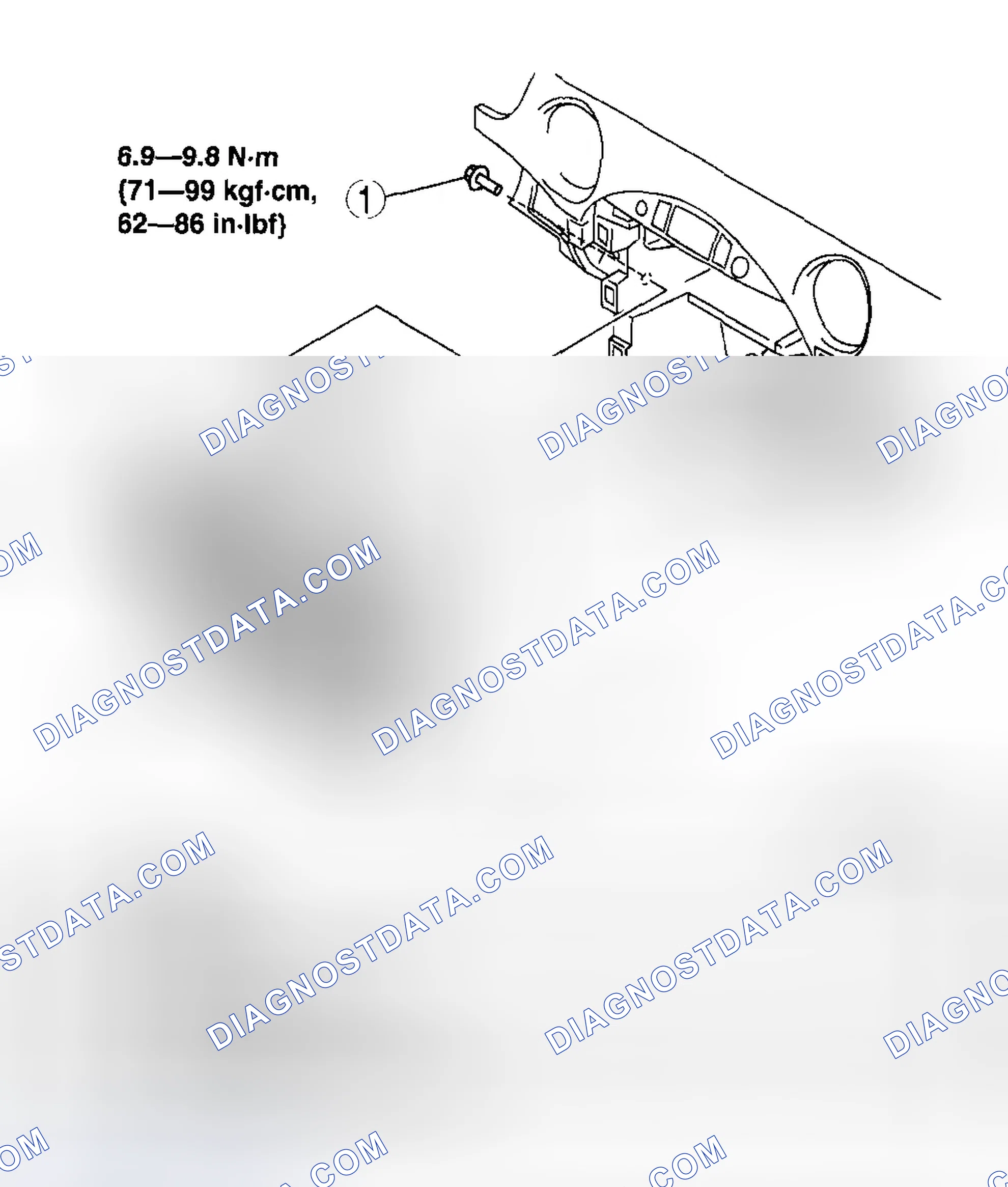 Scheme 2: CENTER PANEL UNIT REMOVAL/INSTALLATION