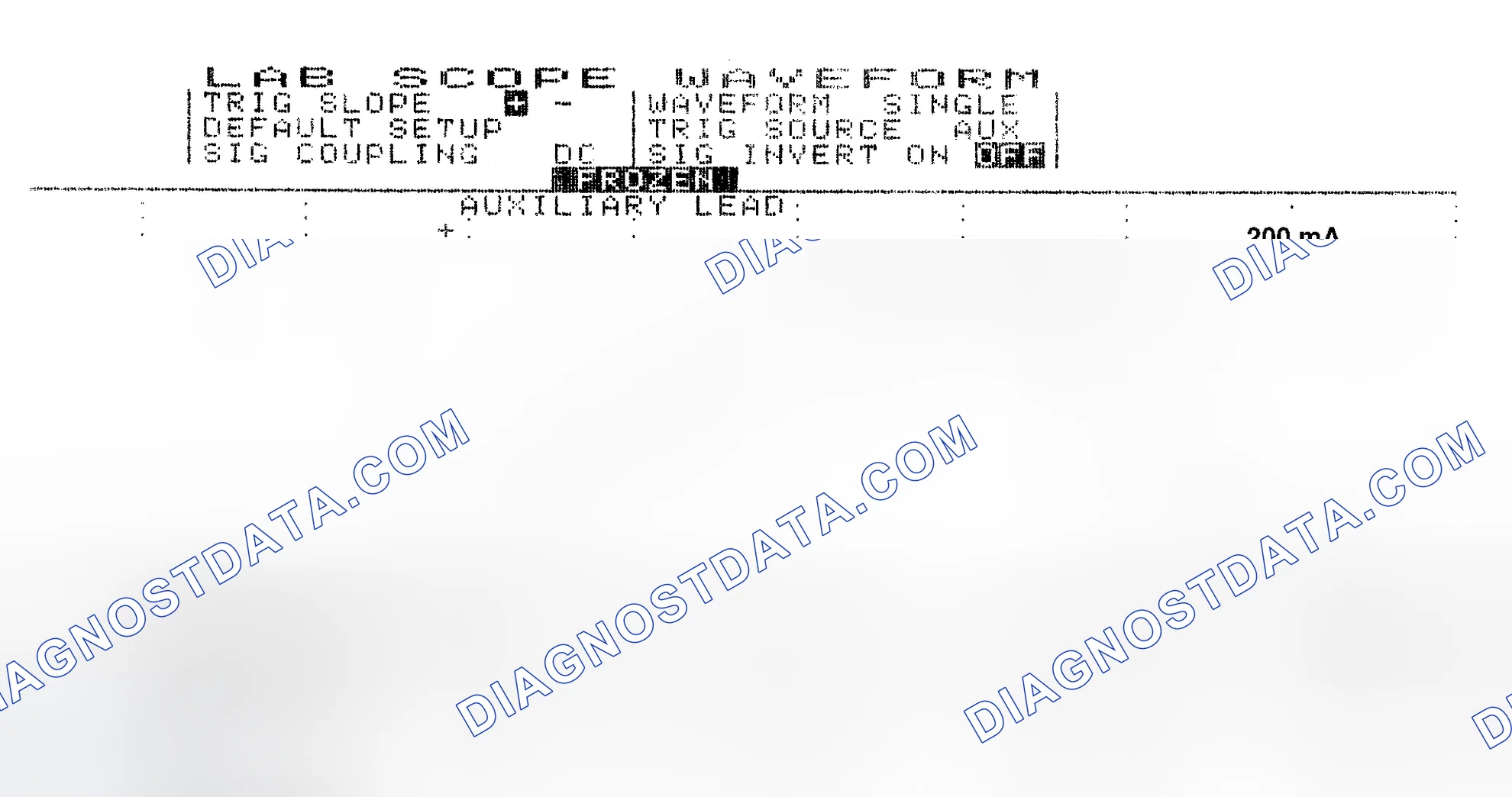 Scheme 13: Single Injector w/Normal Current Flow - Current Pattern