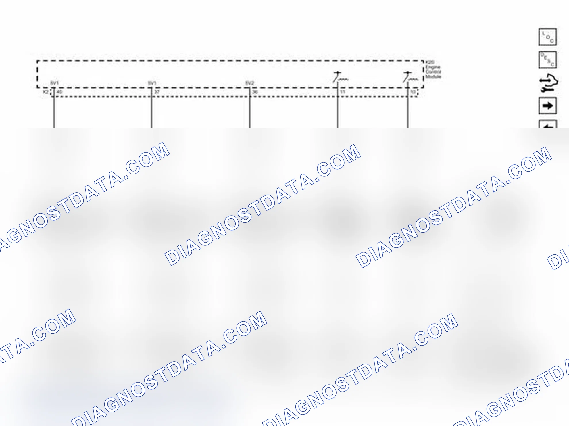 Scheme 54: Camshaft, Crankshaft, and Knock Sensors, Camshaft Actuators