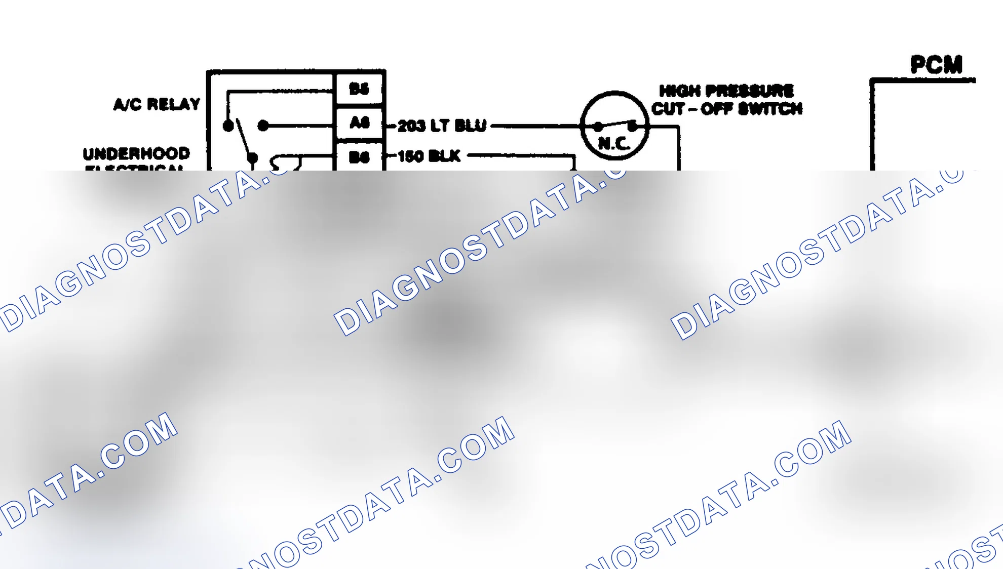 Scheme 242: A/C Clutch Circuit Schematic - 7.4L VIN H ("C" & "K" Series) A/C Request Signal Circuit Diagnosis