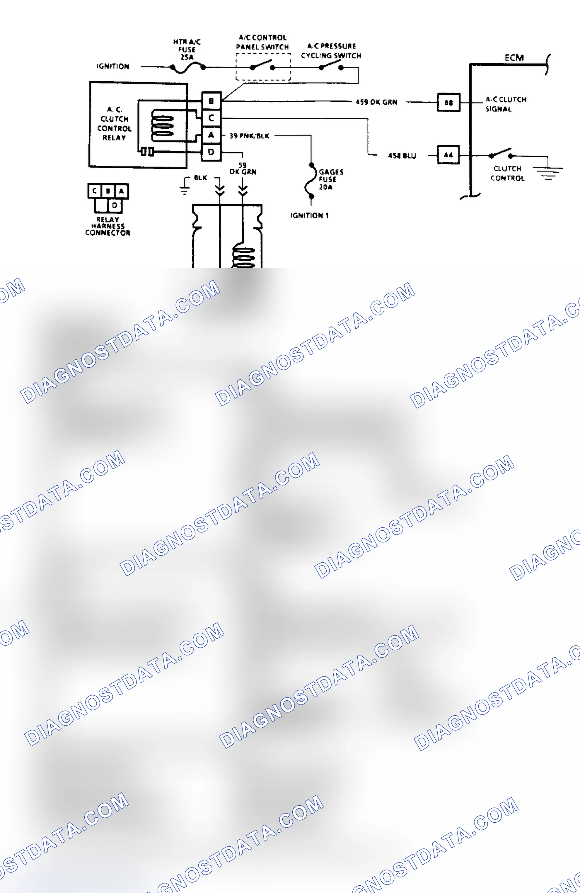 Scheme 95: A/C Clutch Control Diagnosis Flow Chart (2.5L) (3 Of 3)