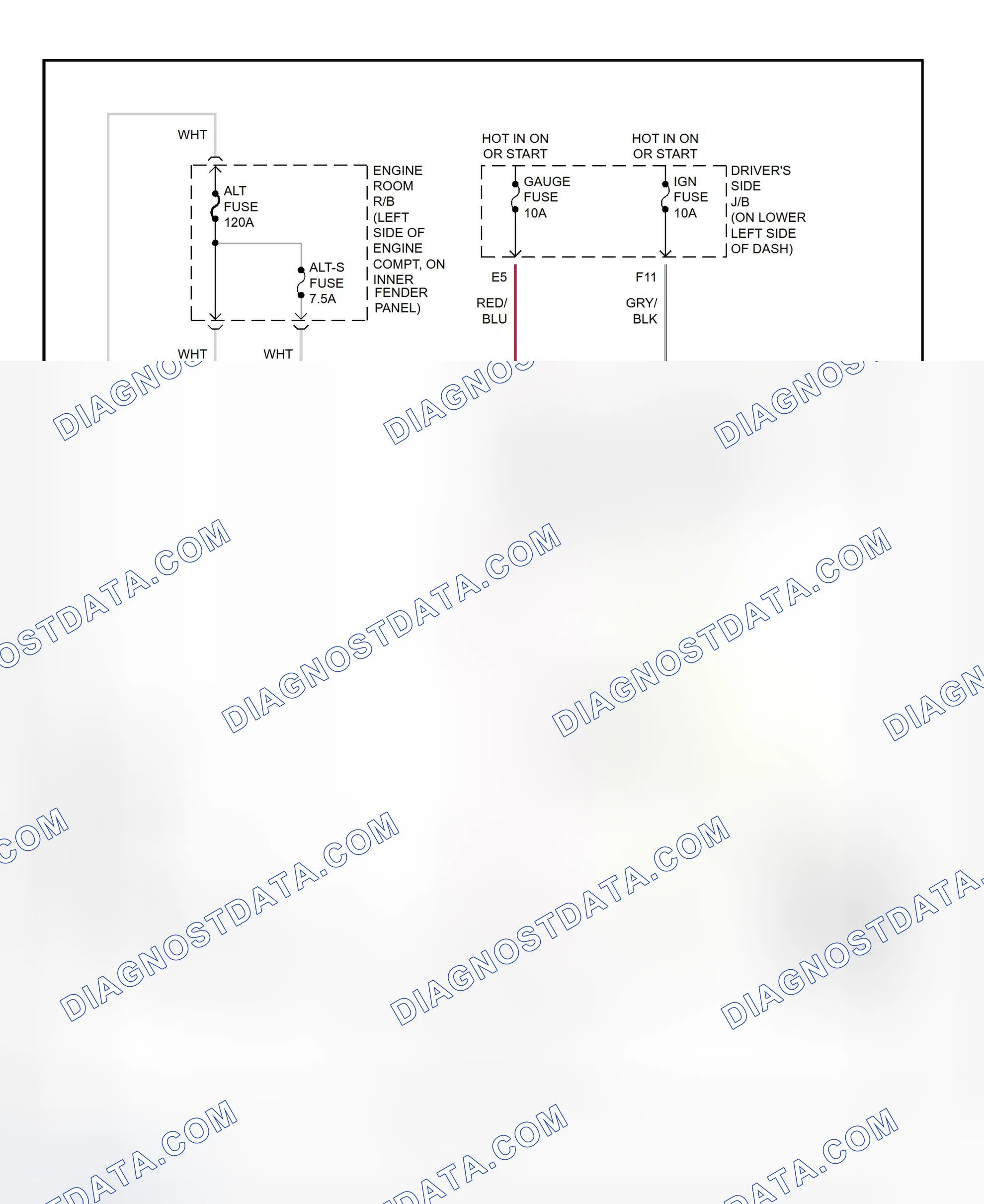 Scheme 17: Charging System Wiring Diagram (4Runner)