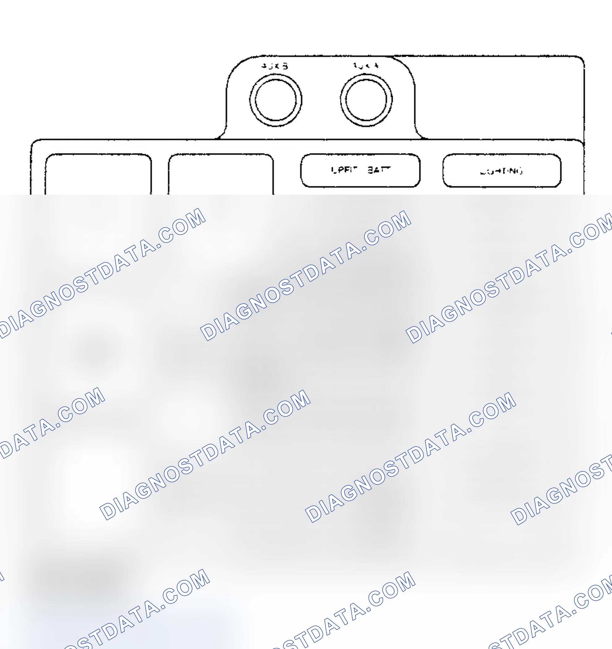 Scheme 13: UNDERHOOD ELECTRICAL CENTER IDENTIFICATION (1996)