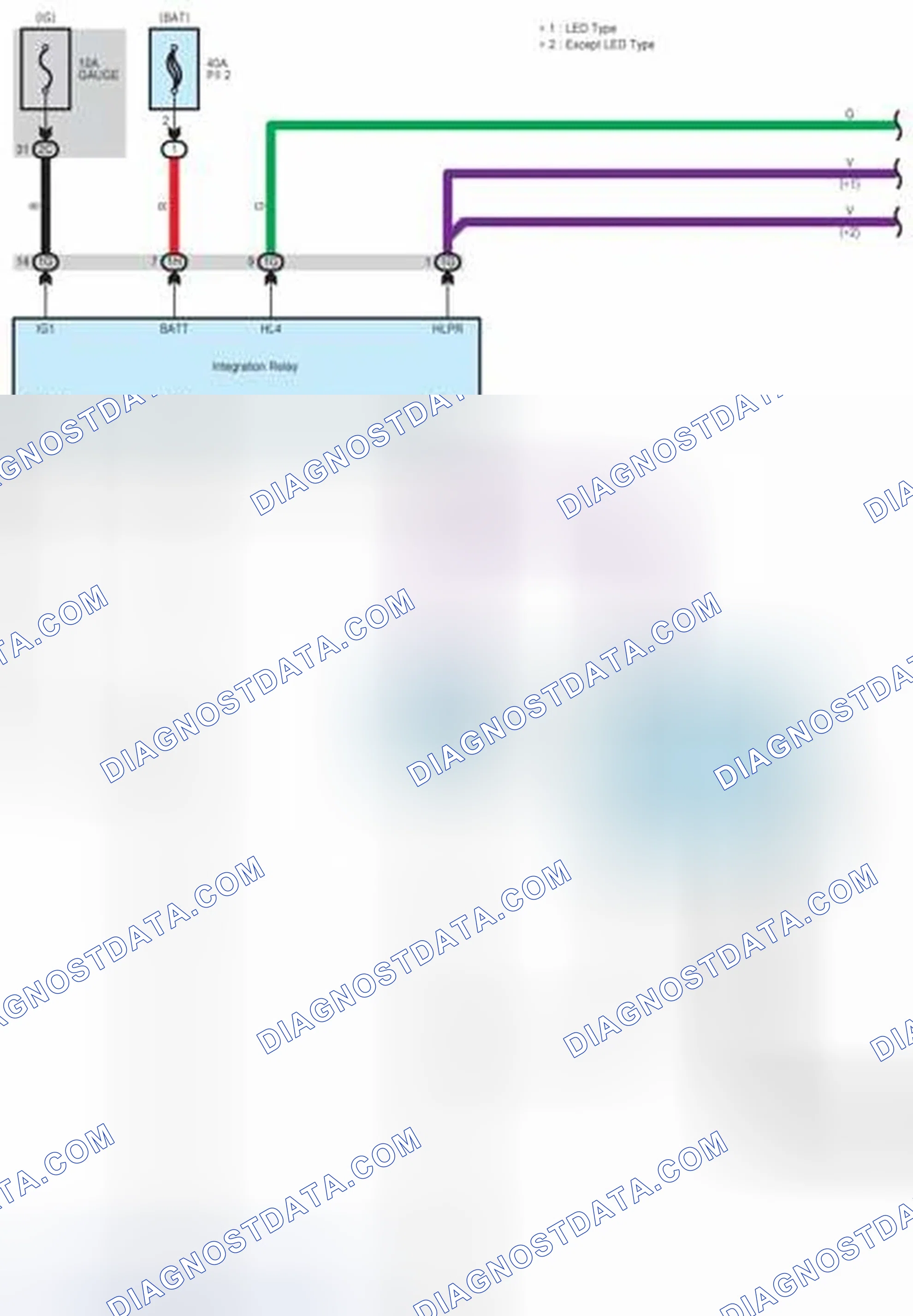 Scheme 325: Headlight System Wiring Diagram (1 Of 7)