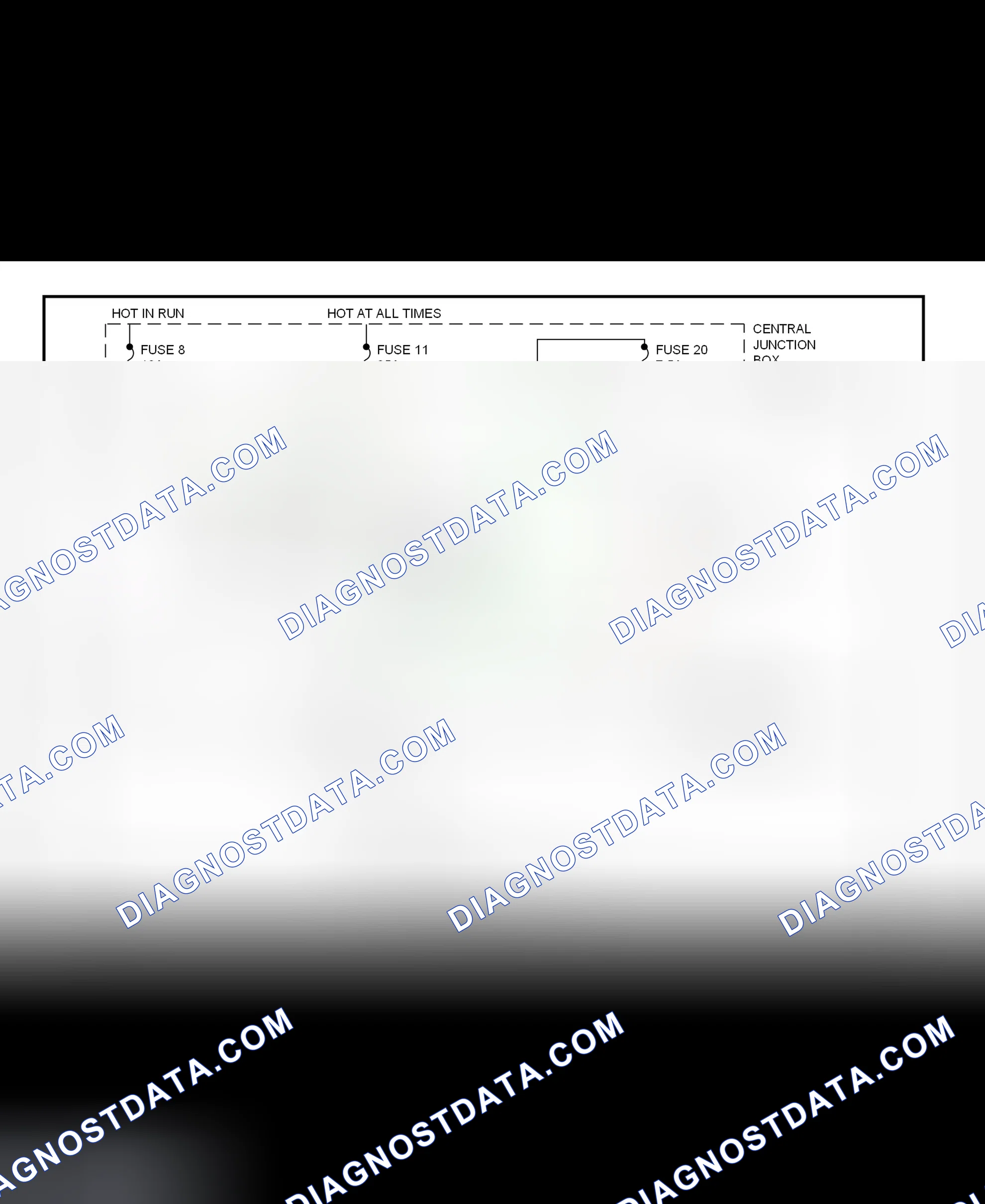 Fig. 208: Shift Interlock System Wiring Diagram (2001 Town Car)