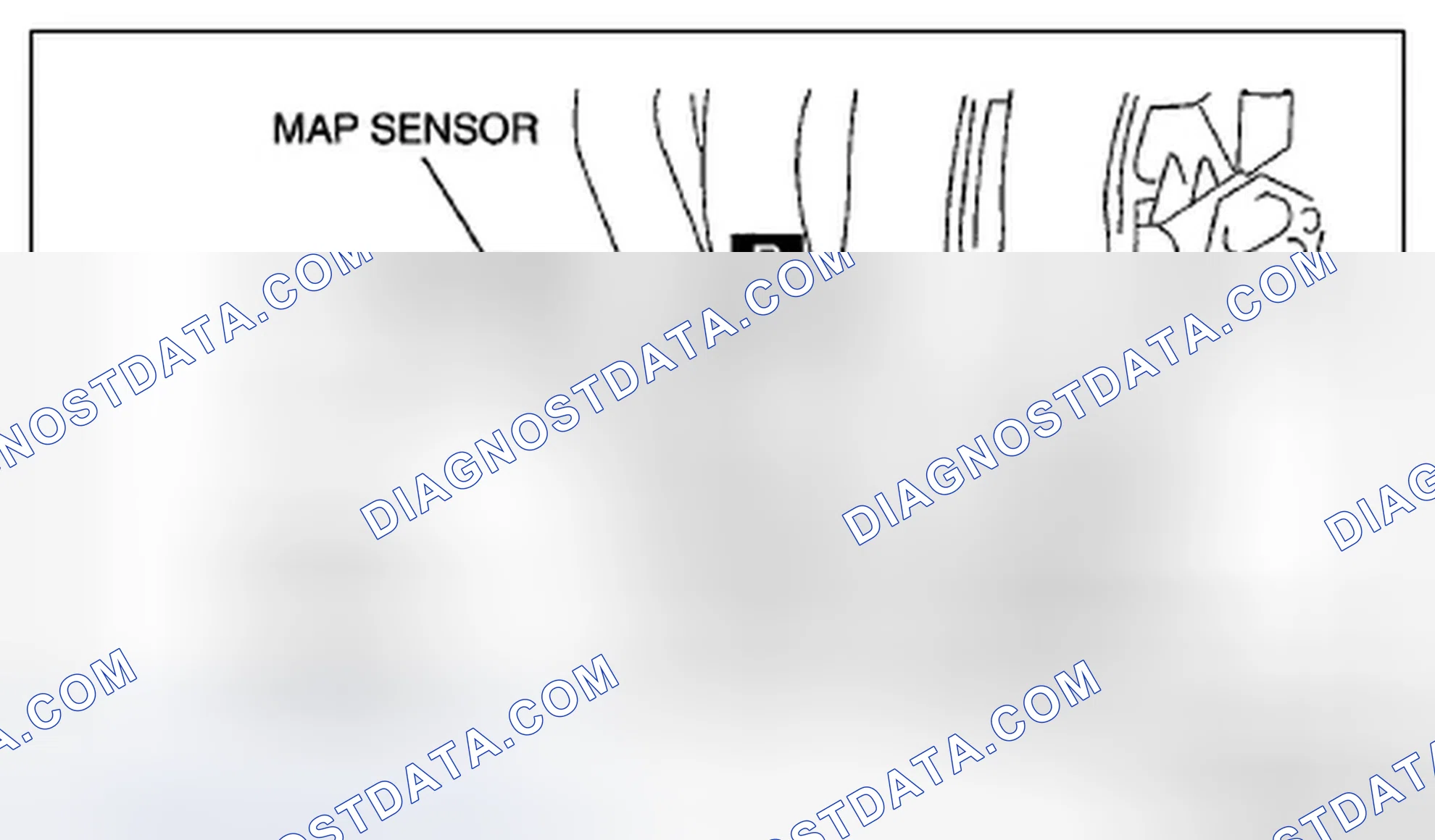 Scheme 105: MANIFOLD ABSOLUTE PRESSURE (MAP) SENSOR REMOVAL/INSTALLATION [L5]
