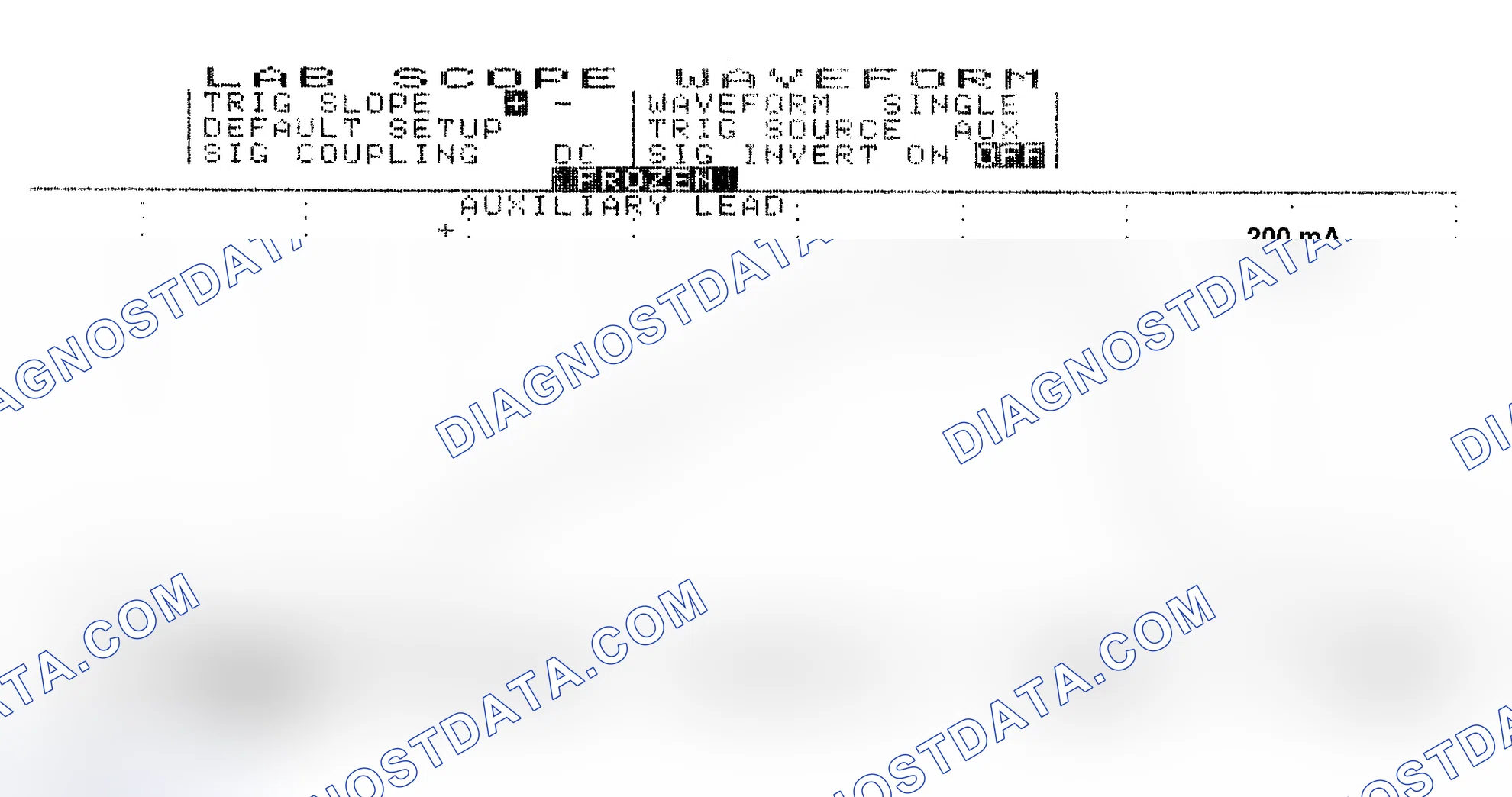 Scheme 13: Single Injector w/Normal Current Flow - Current Pattern