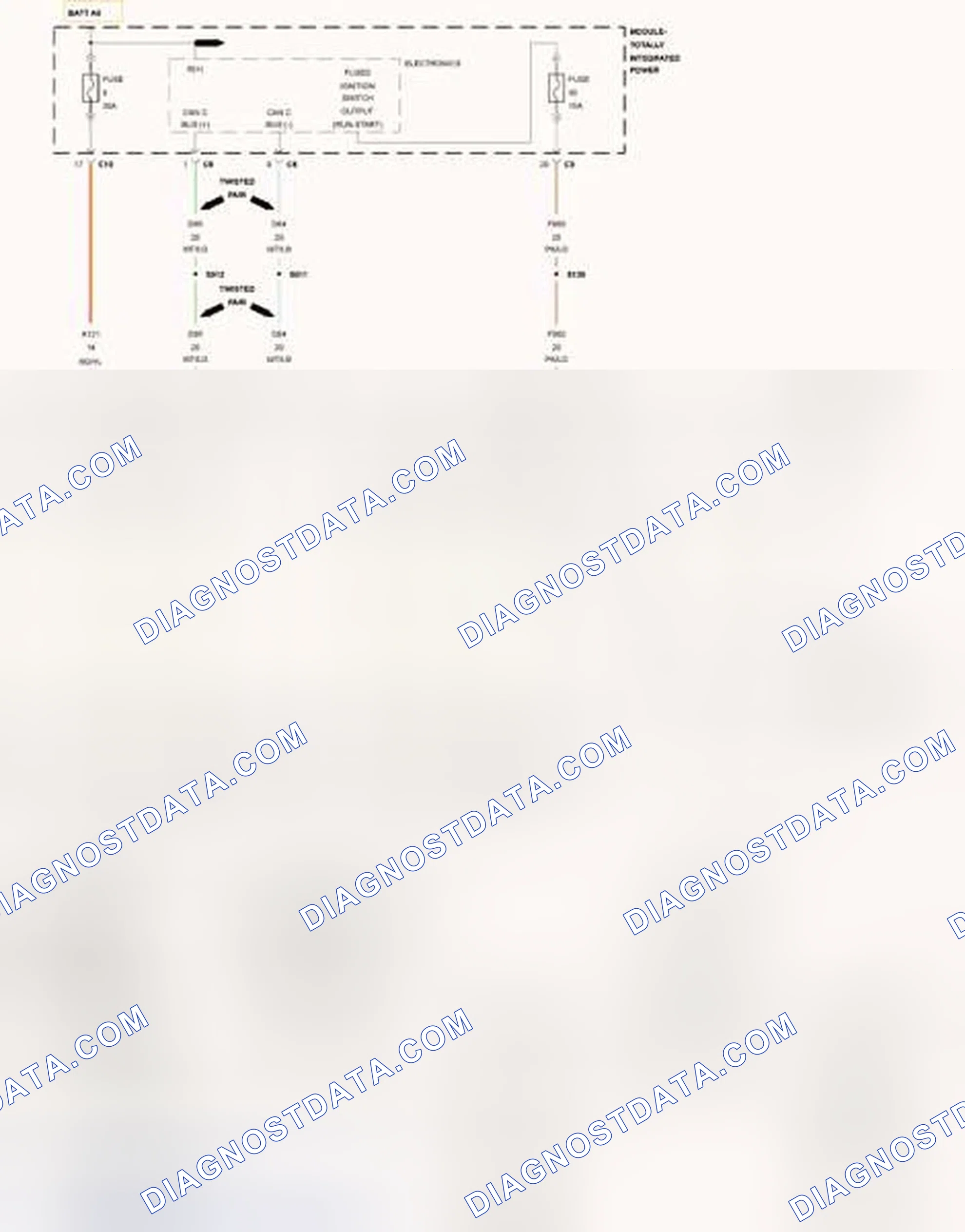 Scheme 621: C1417-FRONT DIFFERENTIAL CONTROL CIRCUIT LOW