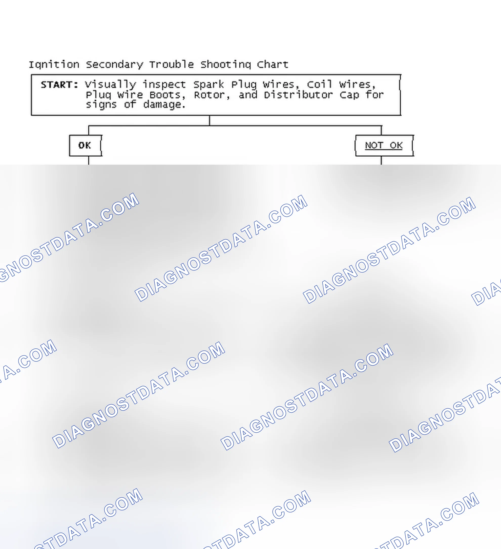 Scheme 1: Ignition Secondary Trouble Shooting Chart