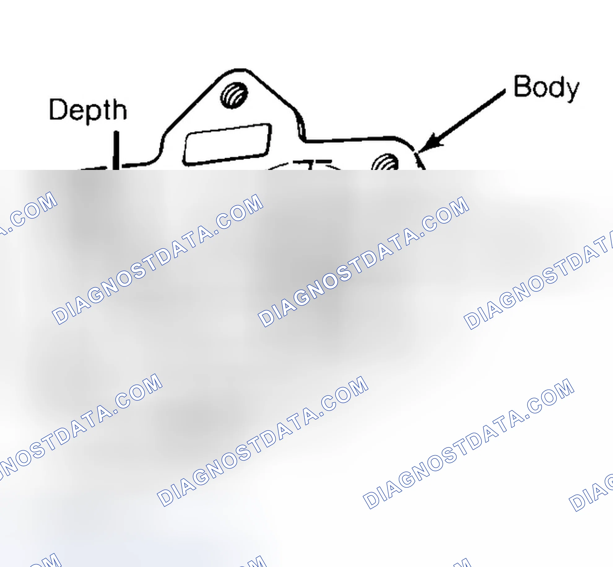 Scheme 35: Measuring Oil Pump Gear Cavity