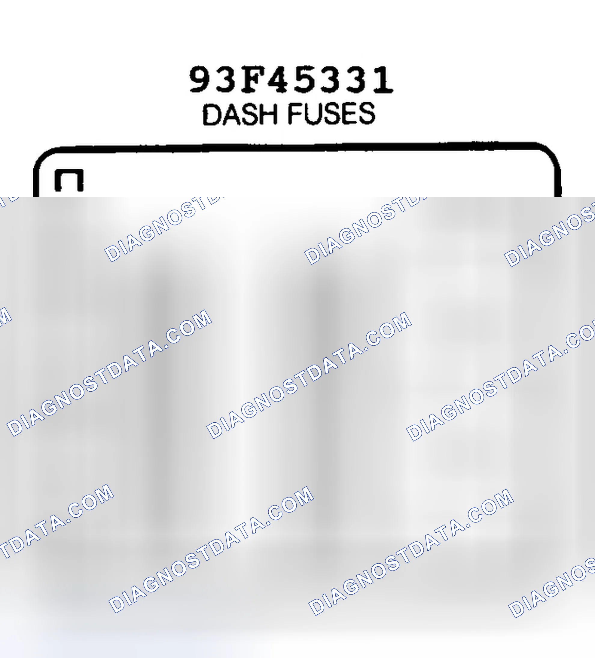 Scheme 1: UNDERDASH FUSE PANEL IDENTIFICATION