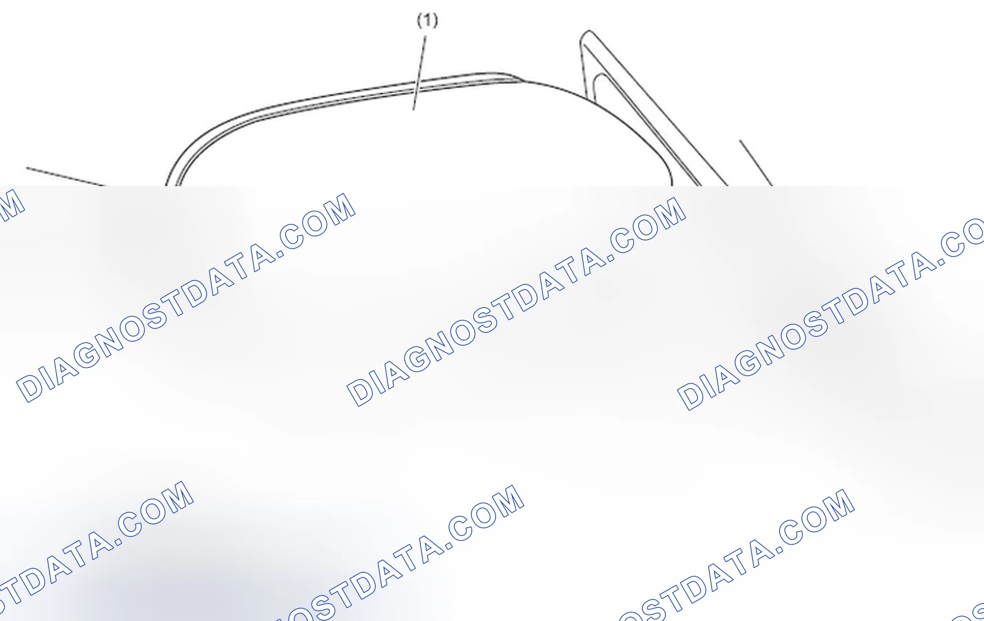 Scheme 4: Identifying Door Mirror Scalp Cap, Groove And Side Turn Signal Light