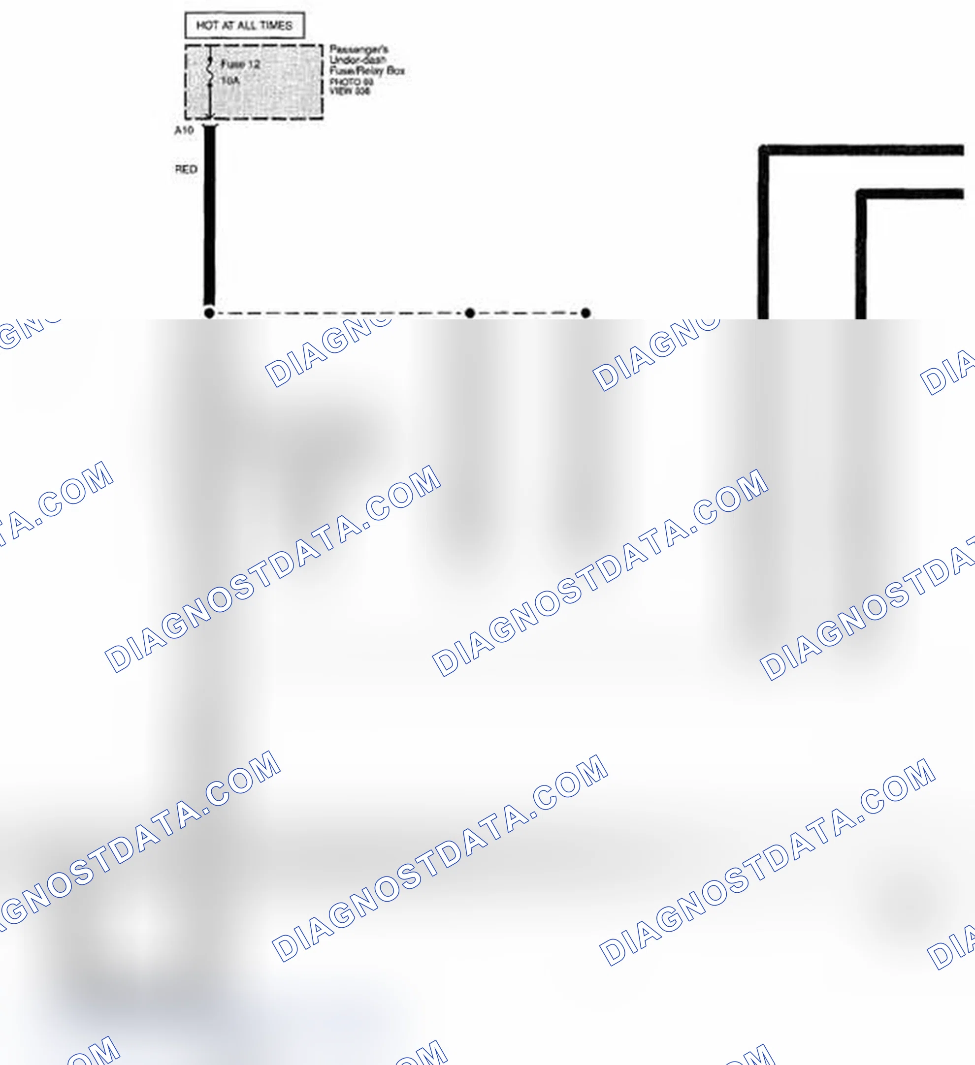 Scheme 203: Starting System Circuit Diagram - M/T: Keyless Access (Page 21-16)