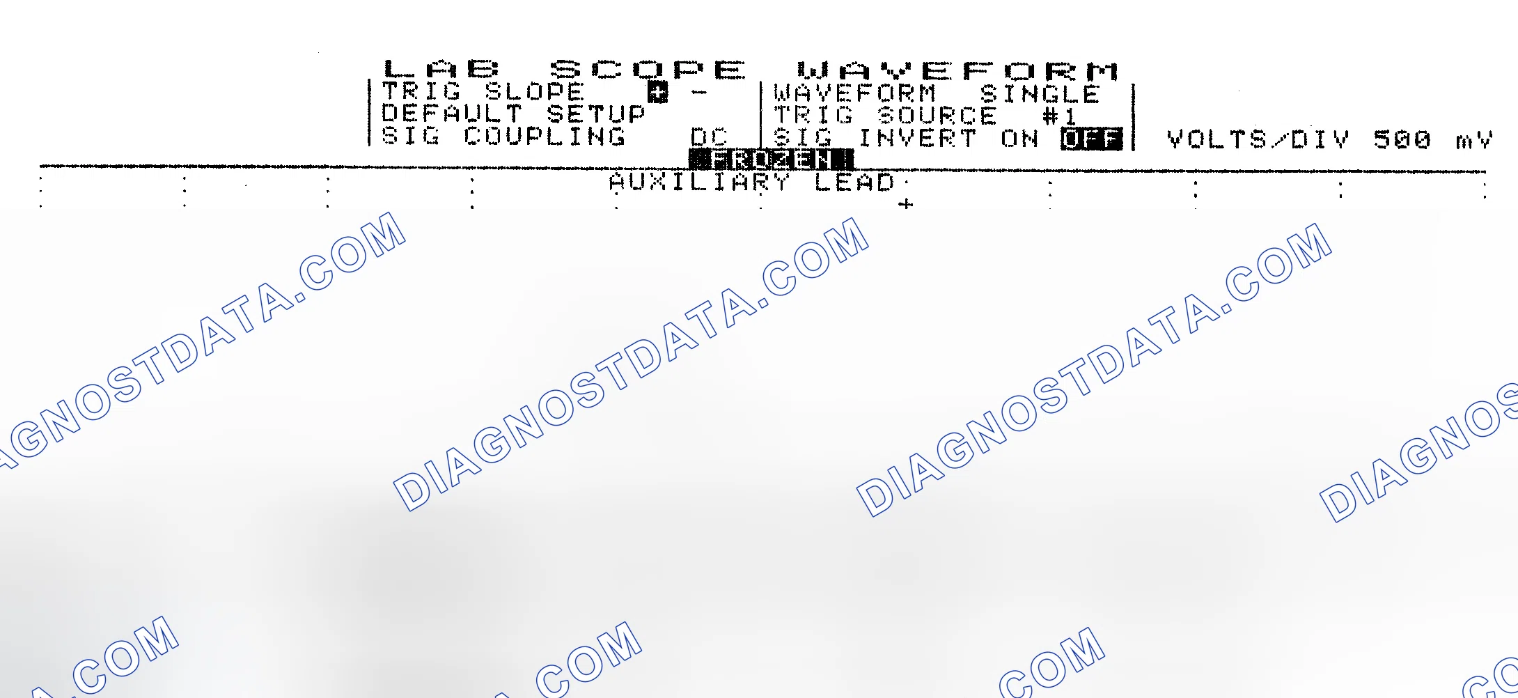 Scheme 10: Single Injector w/Excessive Current Flow - Current Pattern