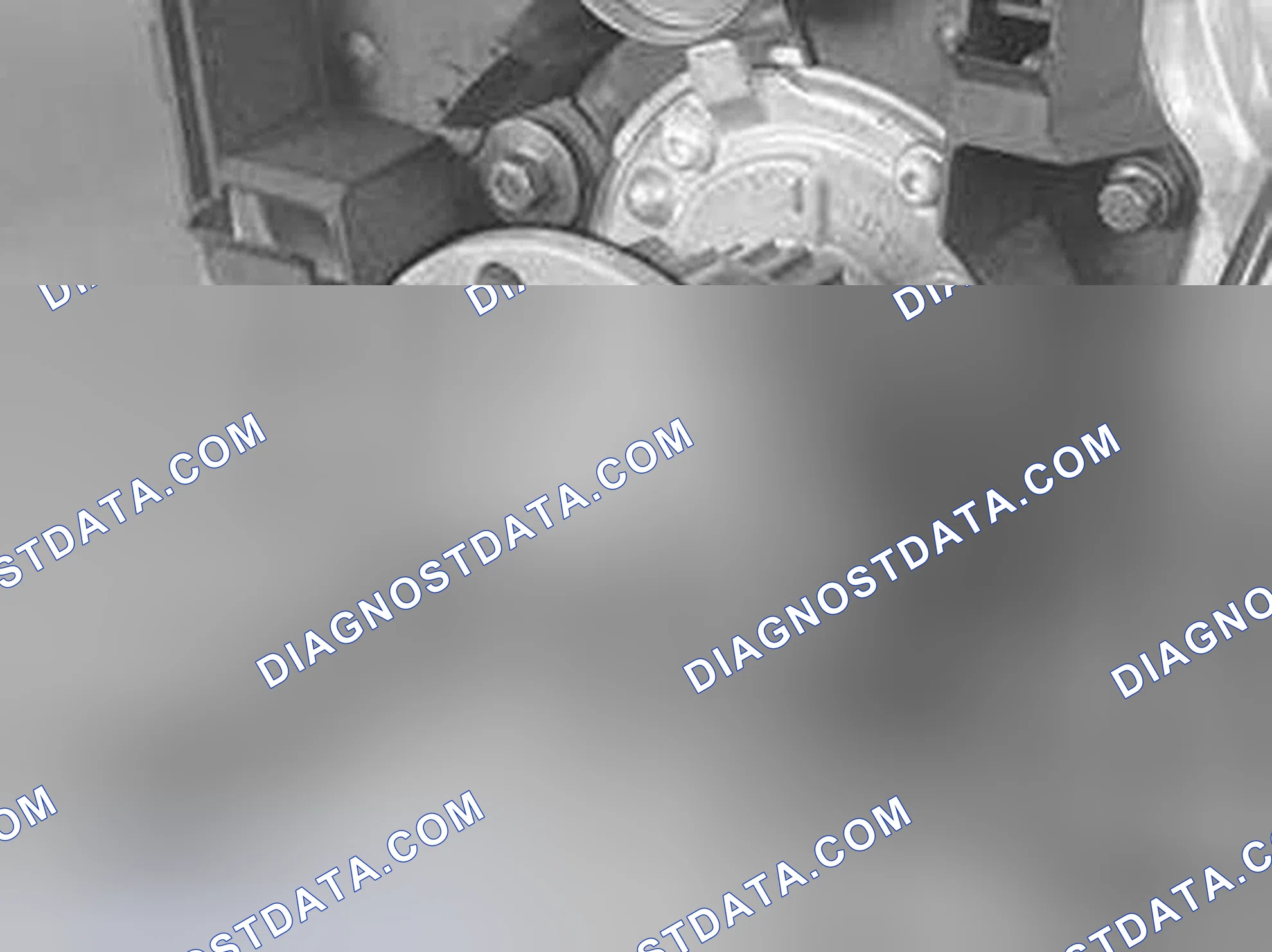 Scheme 837: REMOVING THE CRANKSHAFT PULLEY