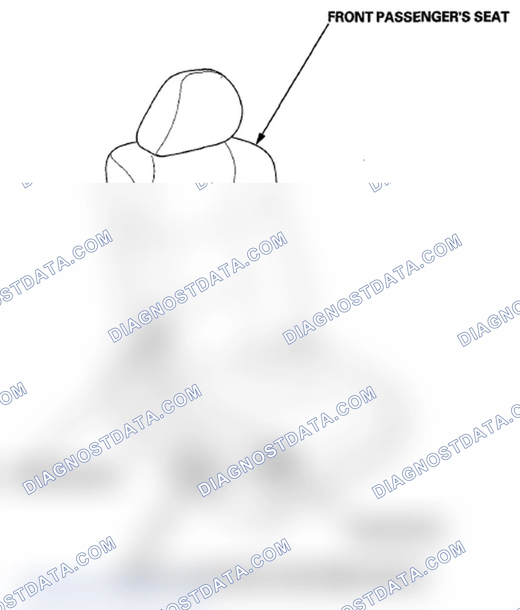 Scheme 183: Front Passenger's Seat