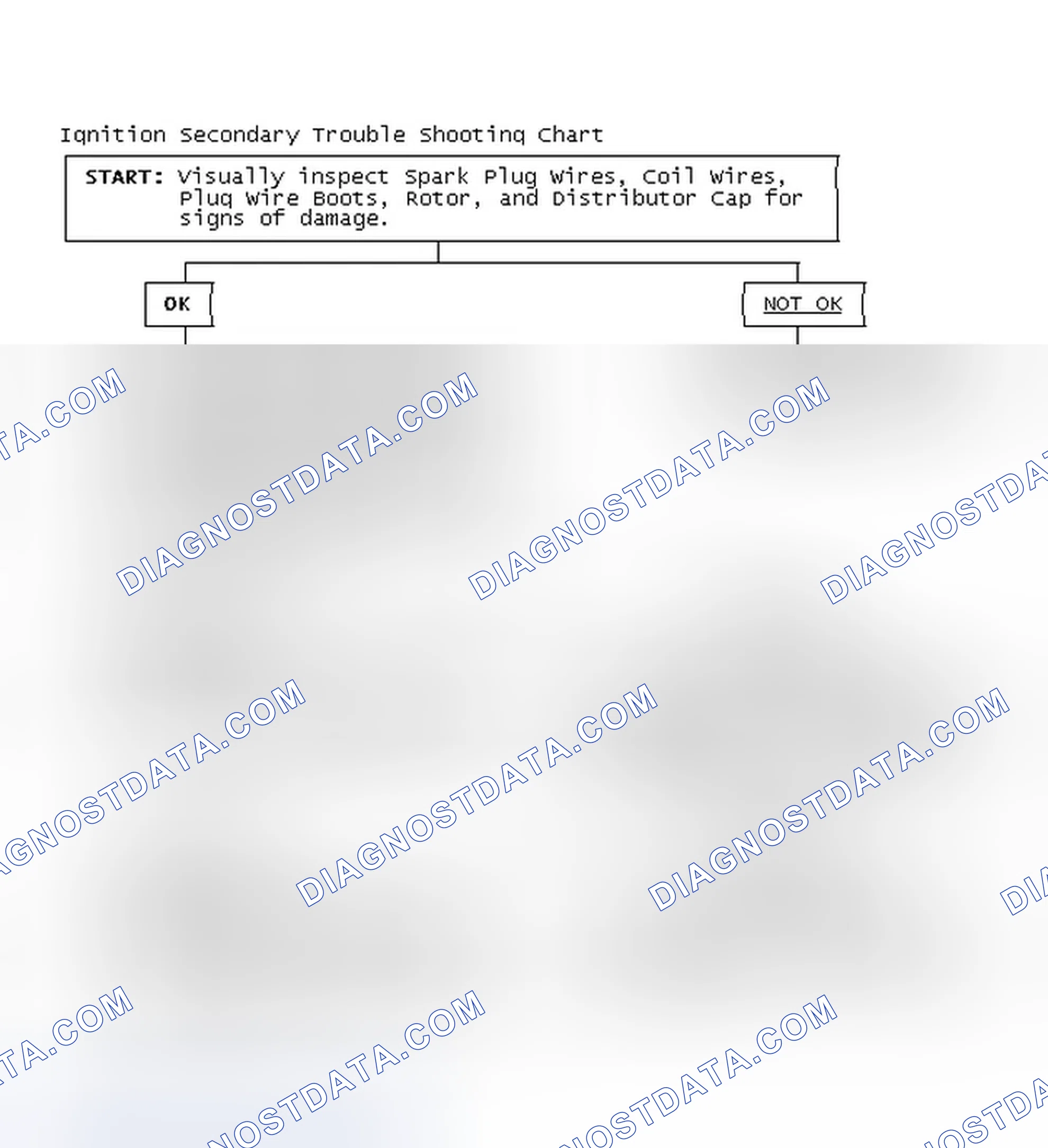 Scheme 1: Ignition Secondary Trouble Shooting Chart