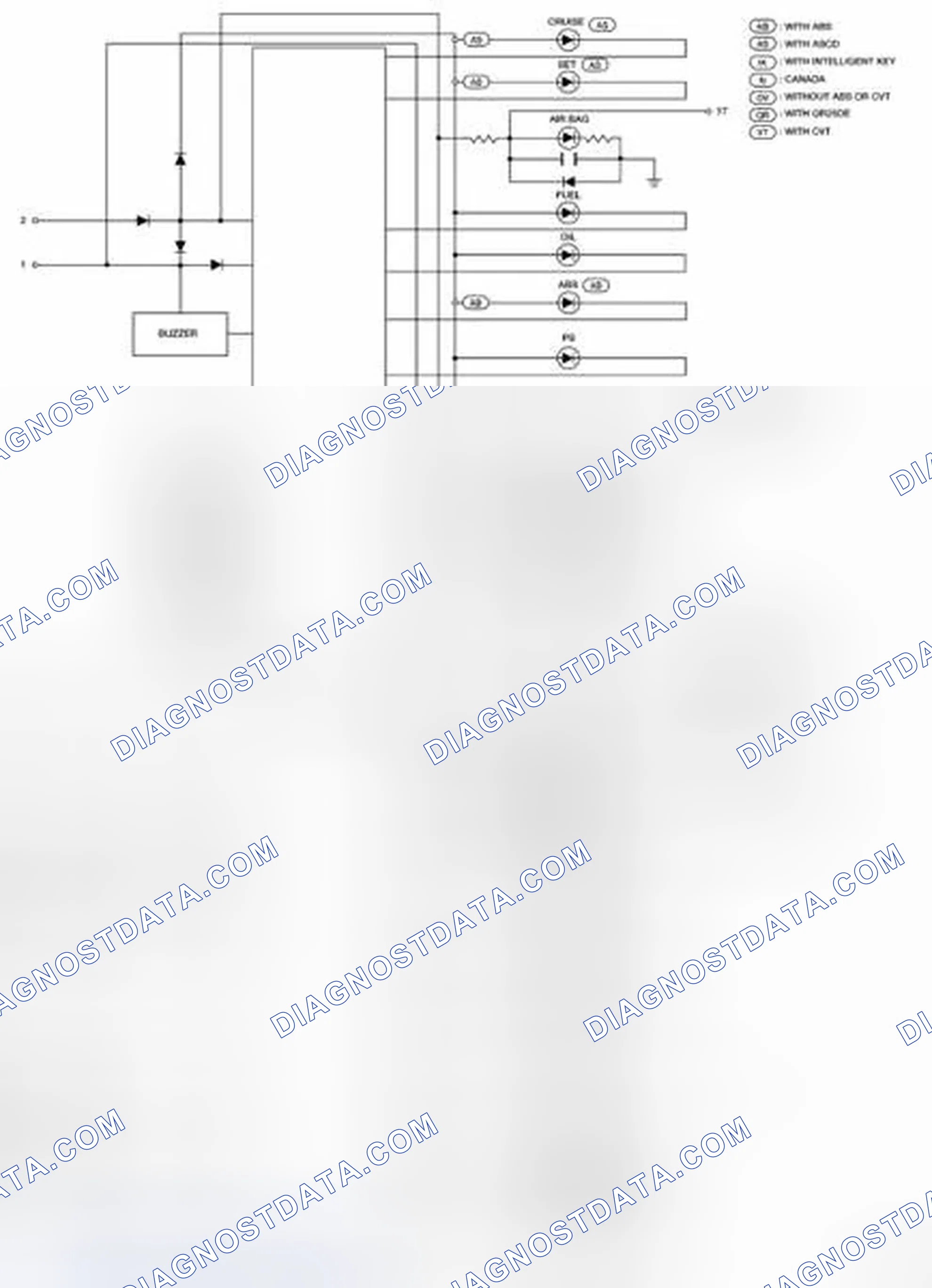 Scheme 28: Combination Meter - Internal Circuit Diagram