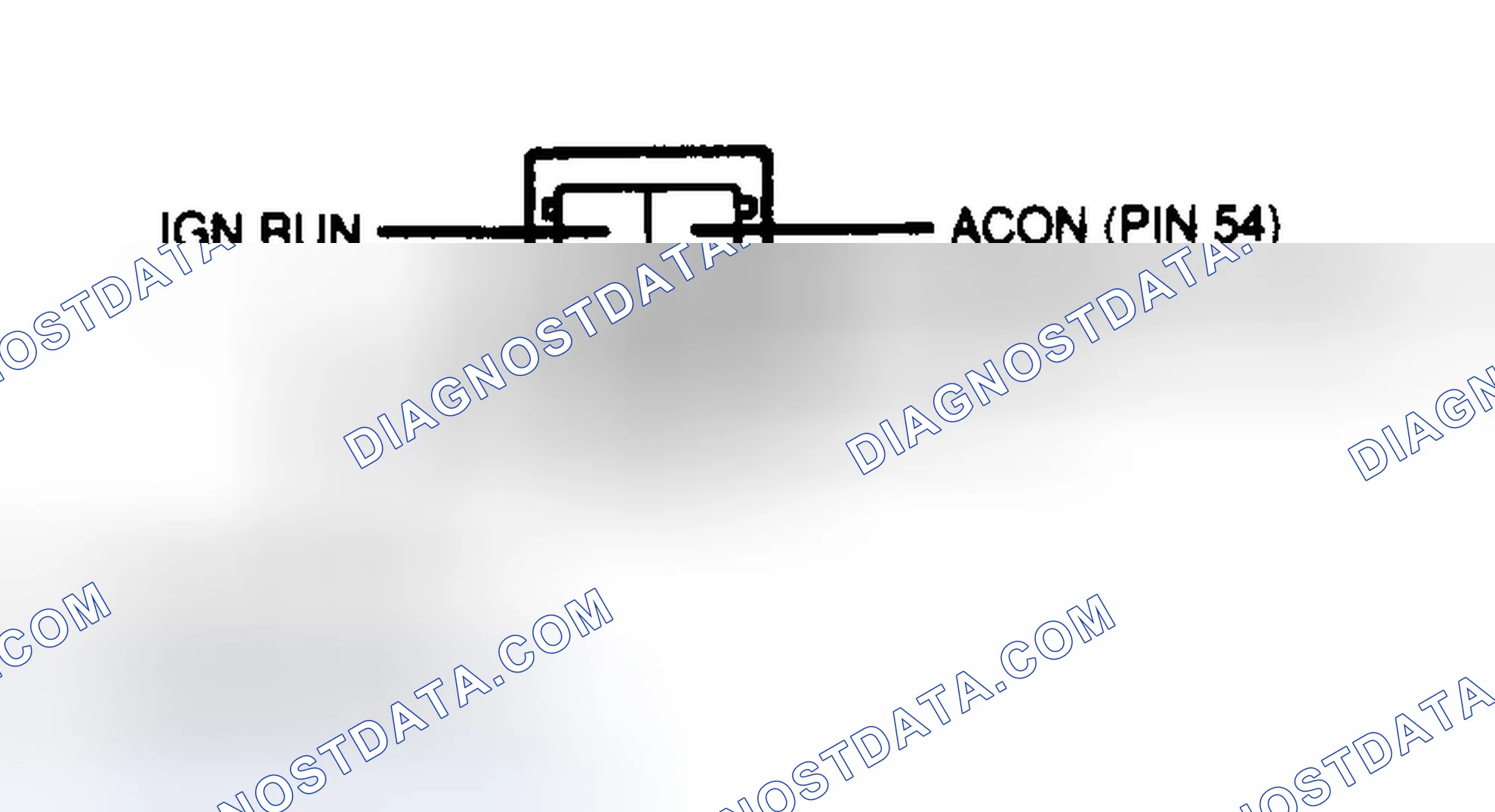 Scheme 25: Identifying A/C Relay Wiring Harness Connector Terminals (KM2 - 626 2.0L A/T)