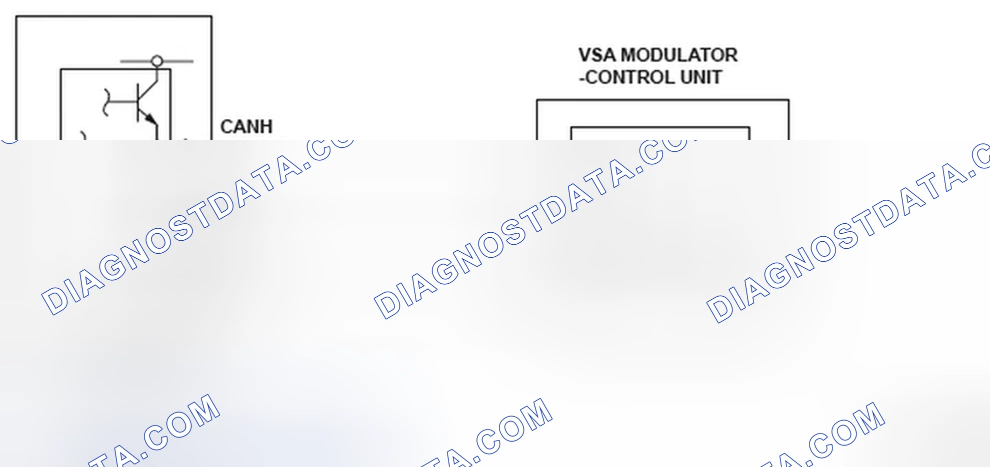 Scheme 243: F-CAN Malfunction (ECM-VSA) - Circuit Diagram
