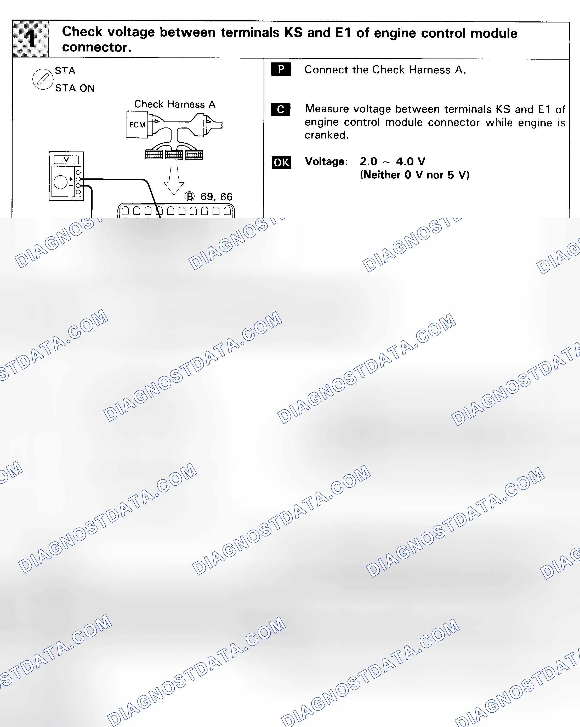 Scheme 100: DTC 31 - AIRFLOW METER SIGNAL